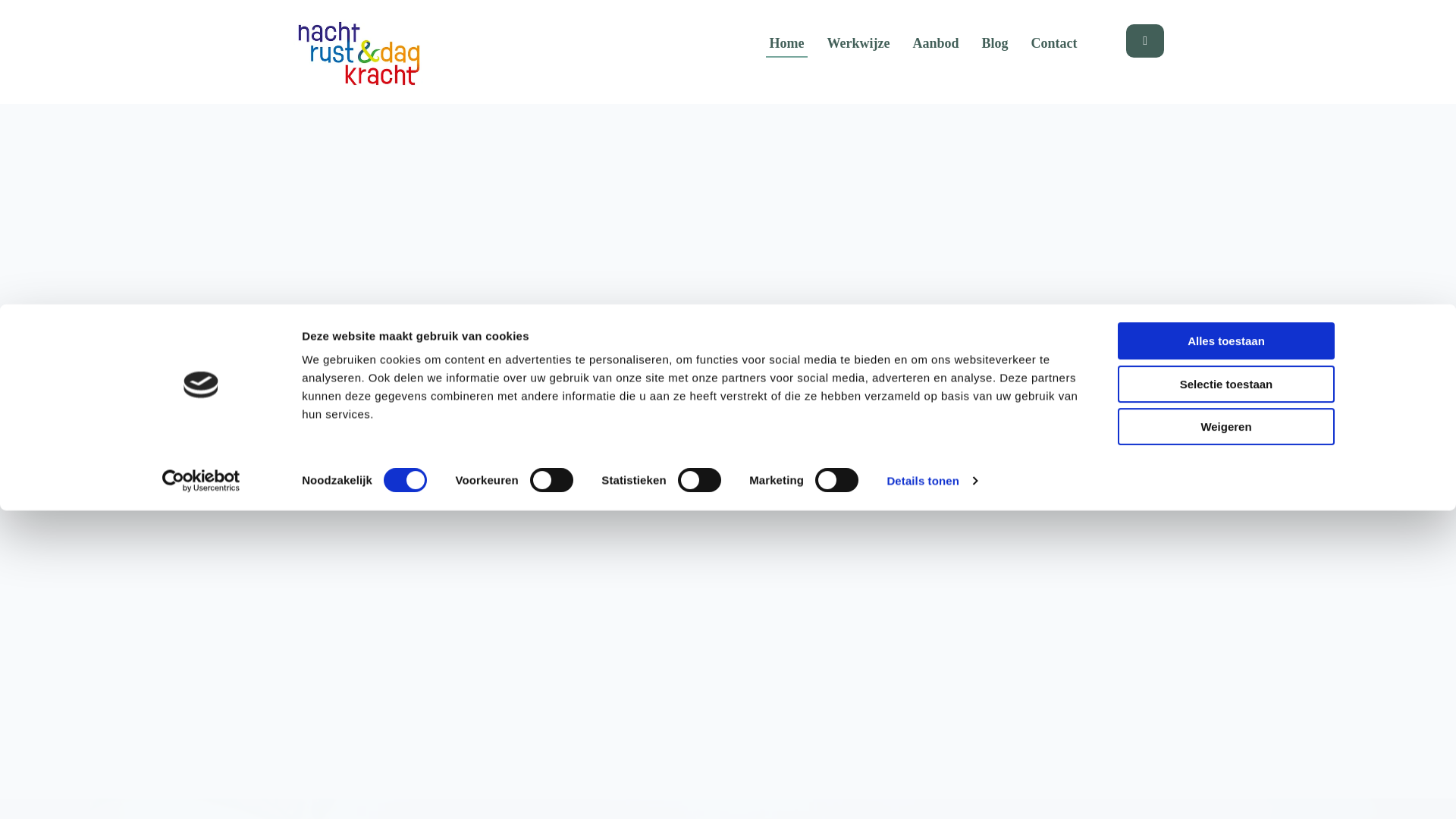 website screenshot of https://nachtrust-dagkracht.nl/