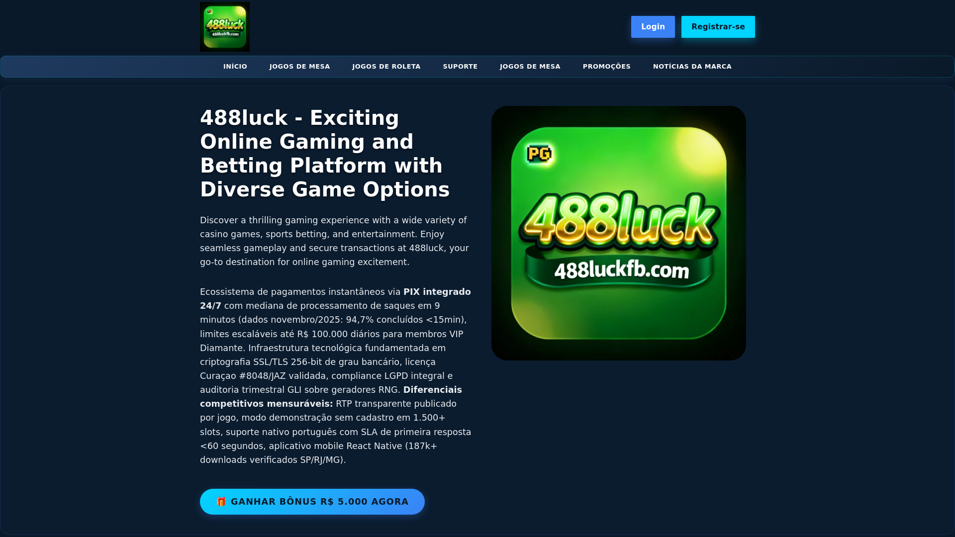 website screenshot of https://488luckfb.com/