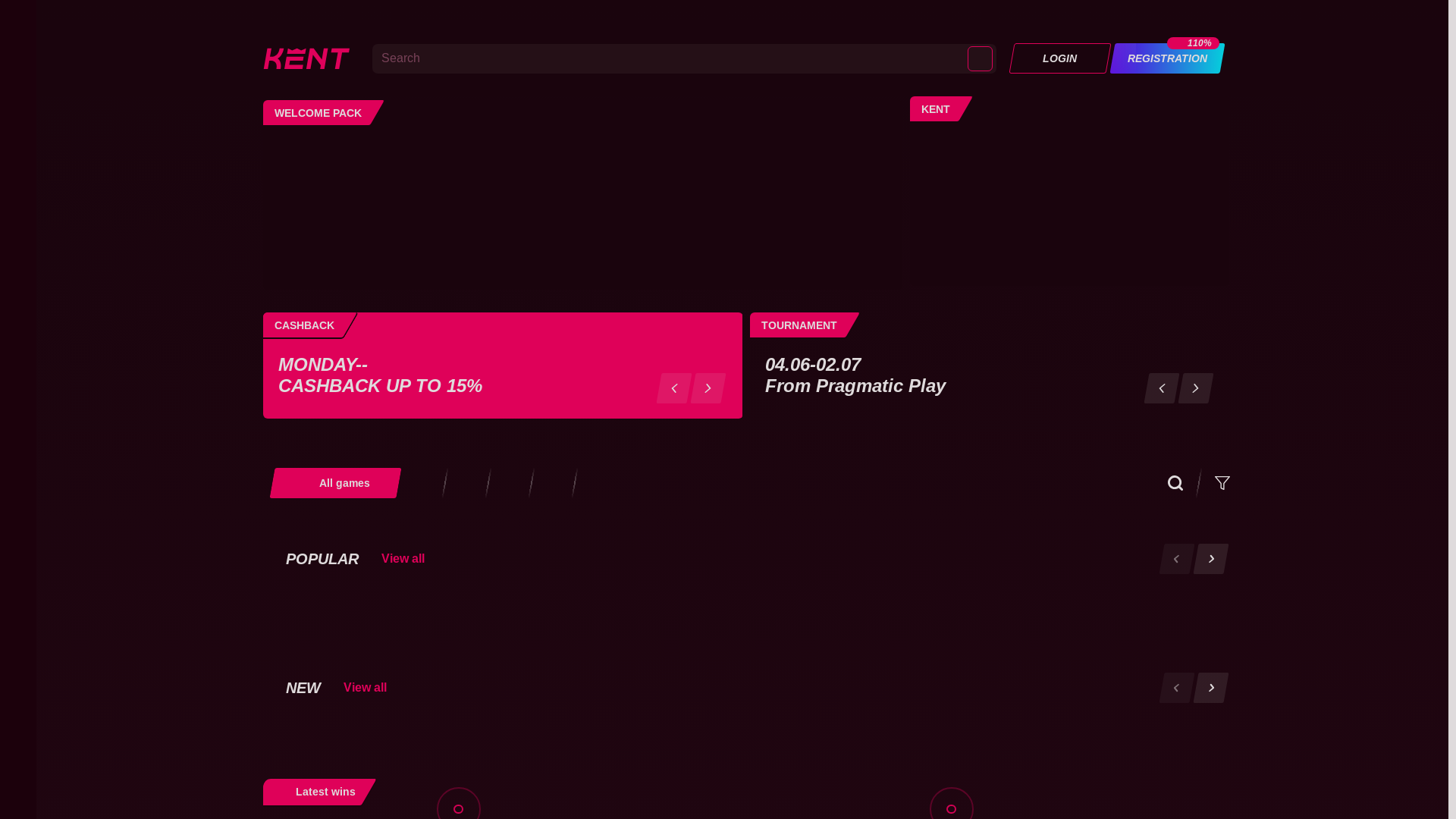 website screenshot of https://xkentcasinox.com/