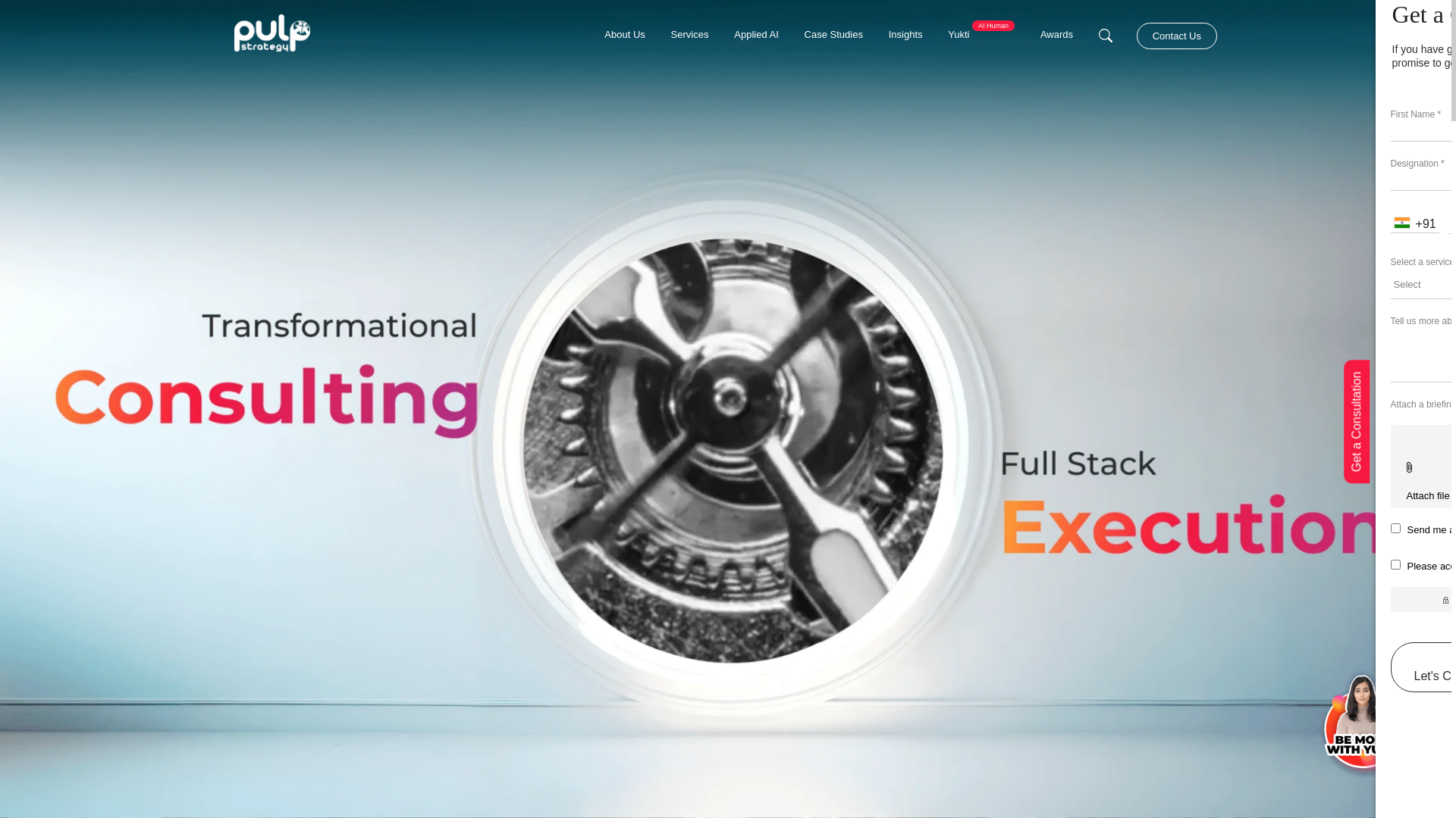 website screenshot of https://pulpstrategy.com