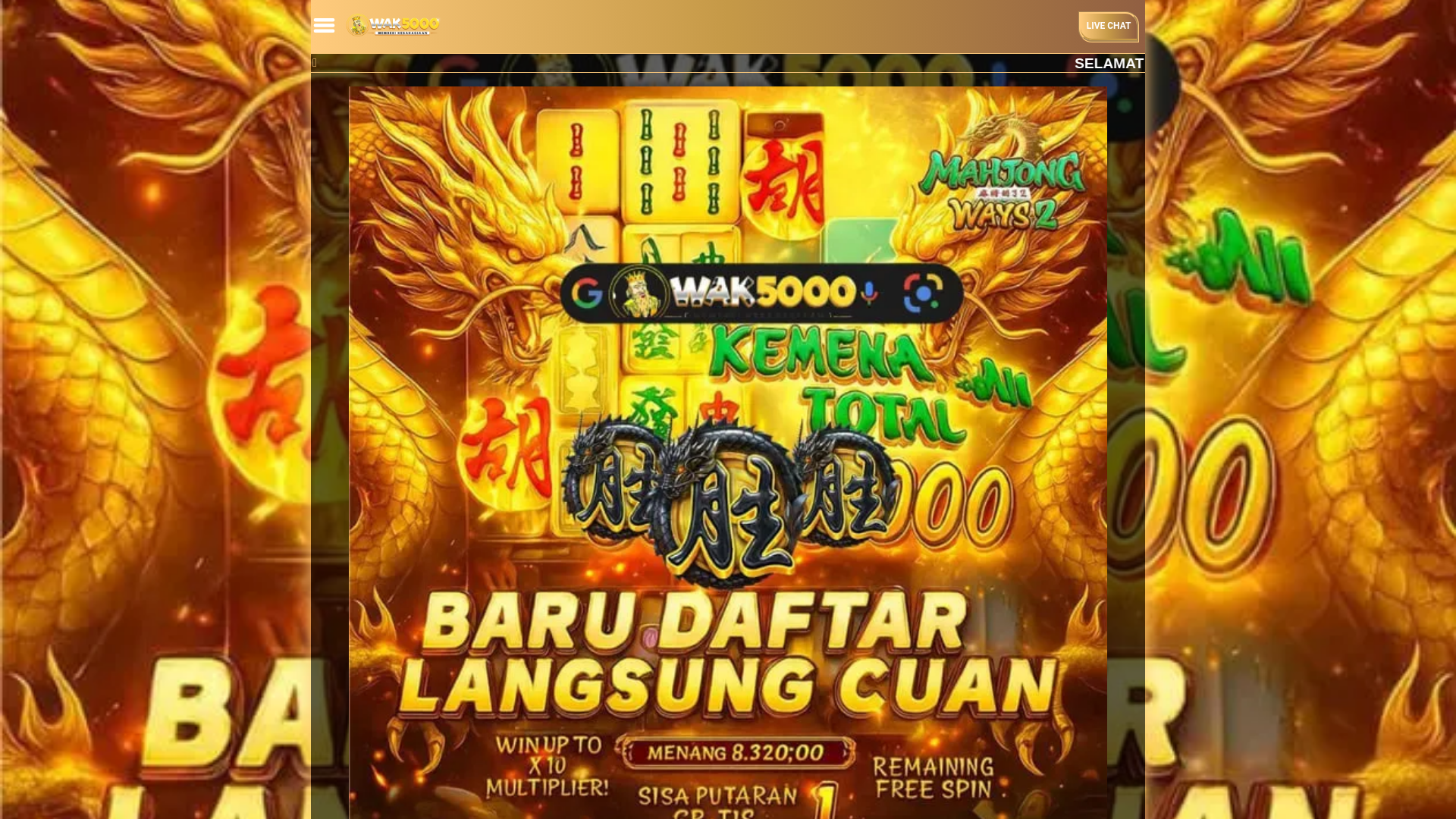 website screenshot of https://maju-teruswak5000.pages.dev/