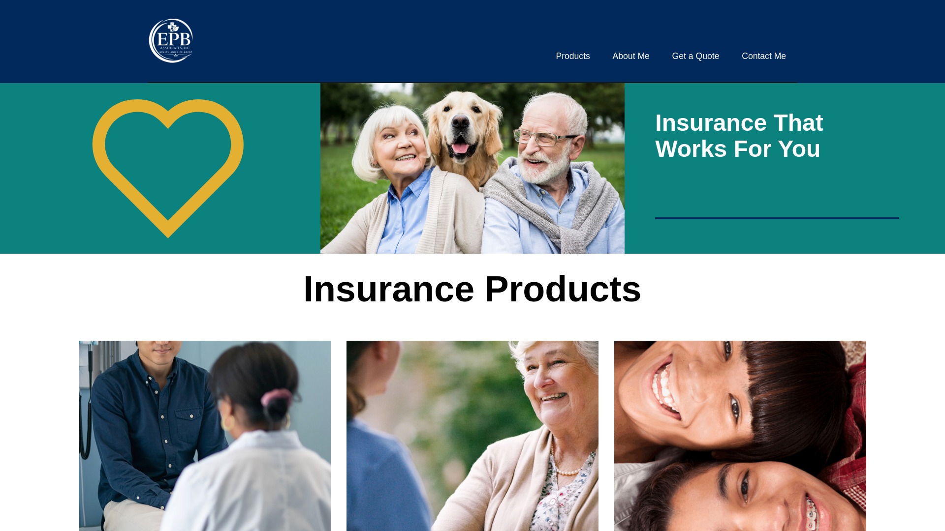 website screenshot of https://epbassociatesllc.com/