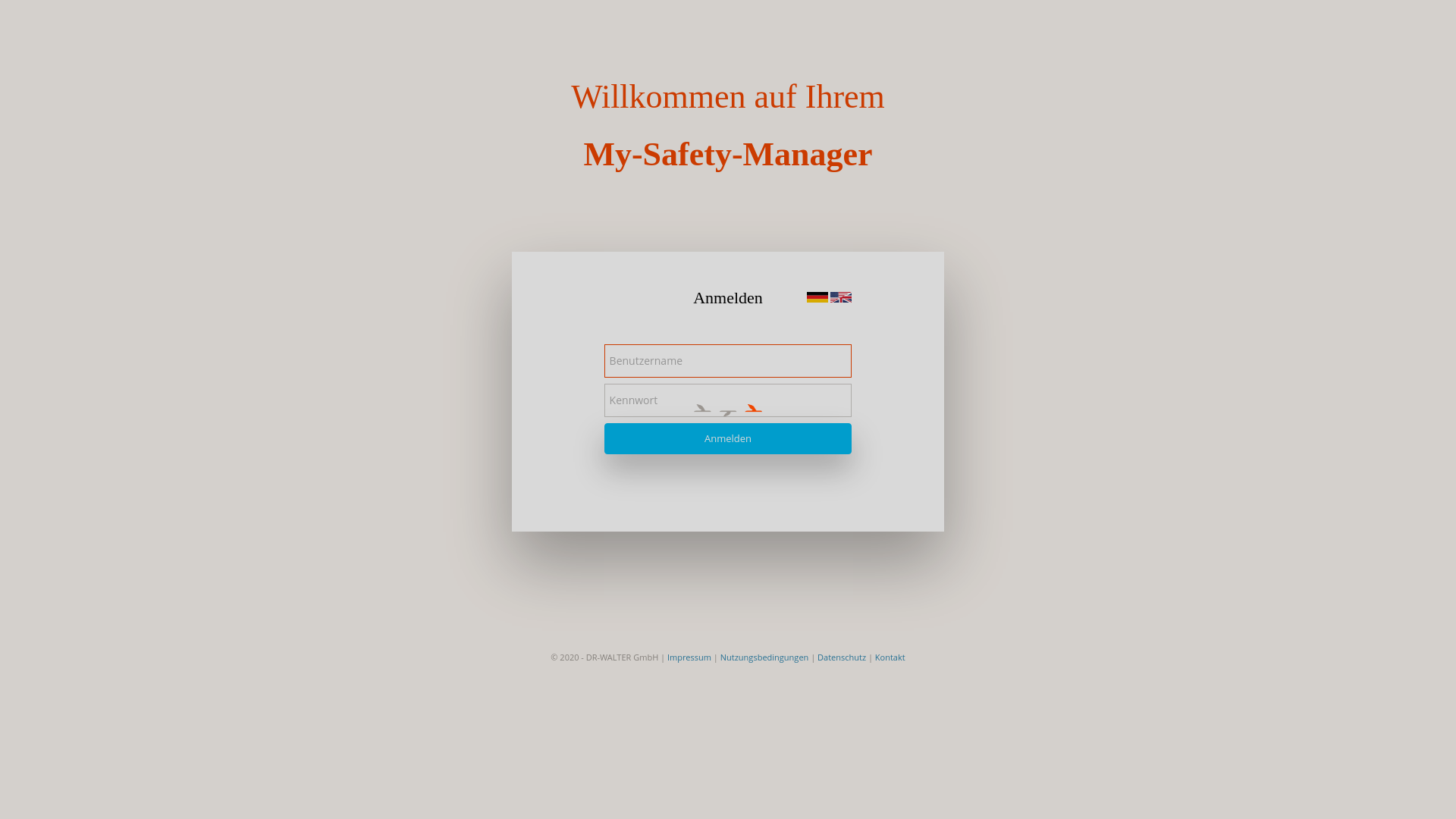 website screenshot of https://my-safety-manager.com/