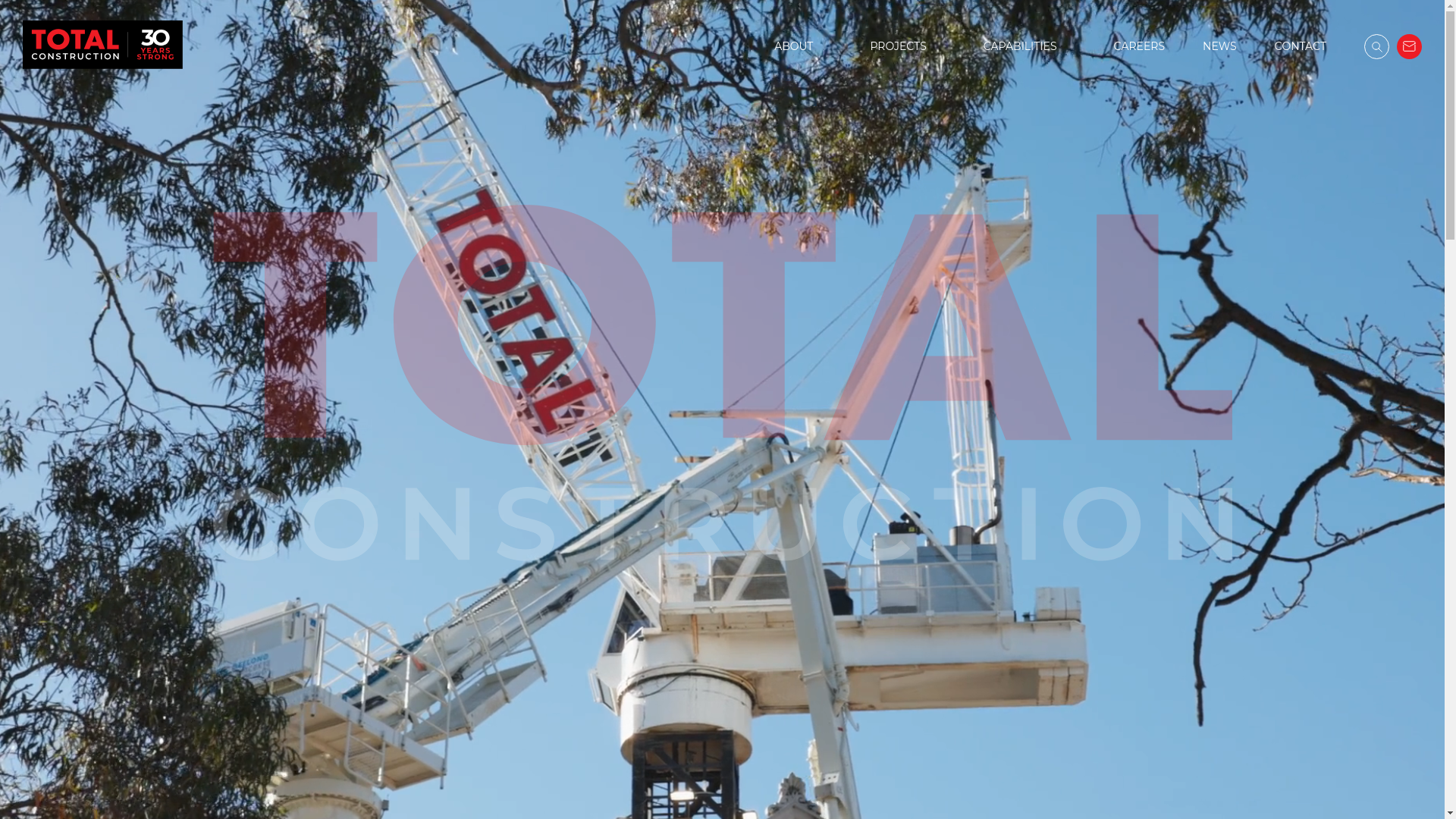 website screenshot of https://totalconstruction.com.au/