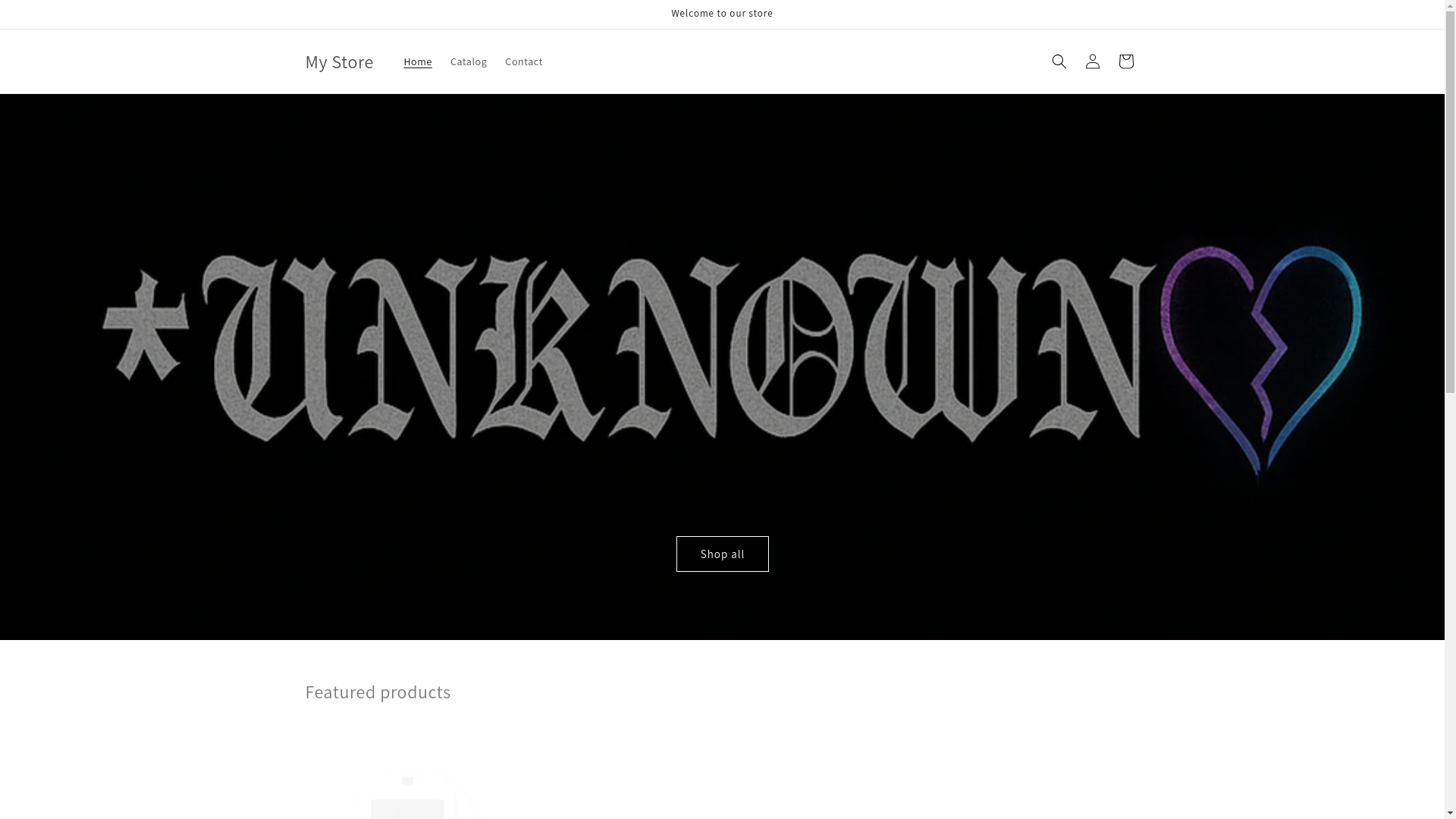 website screenshot of https://unknownmusicpage.store/