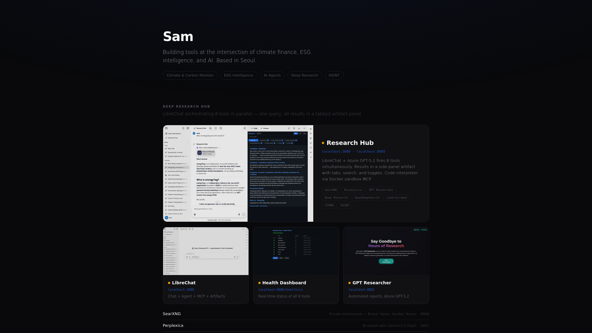 website screenshot of https://samtools-climatebrain.pages.dev/