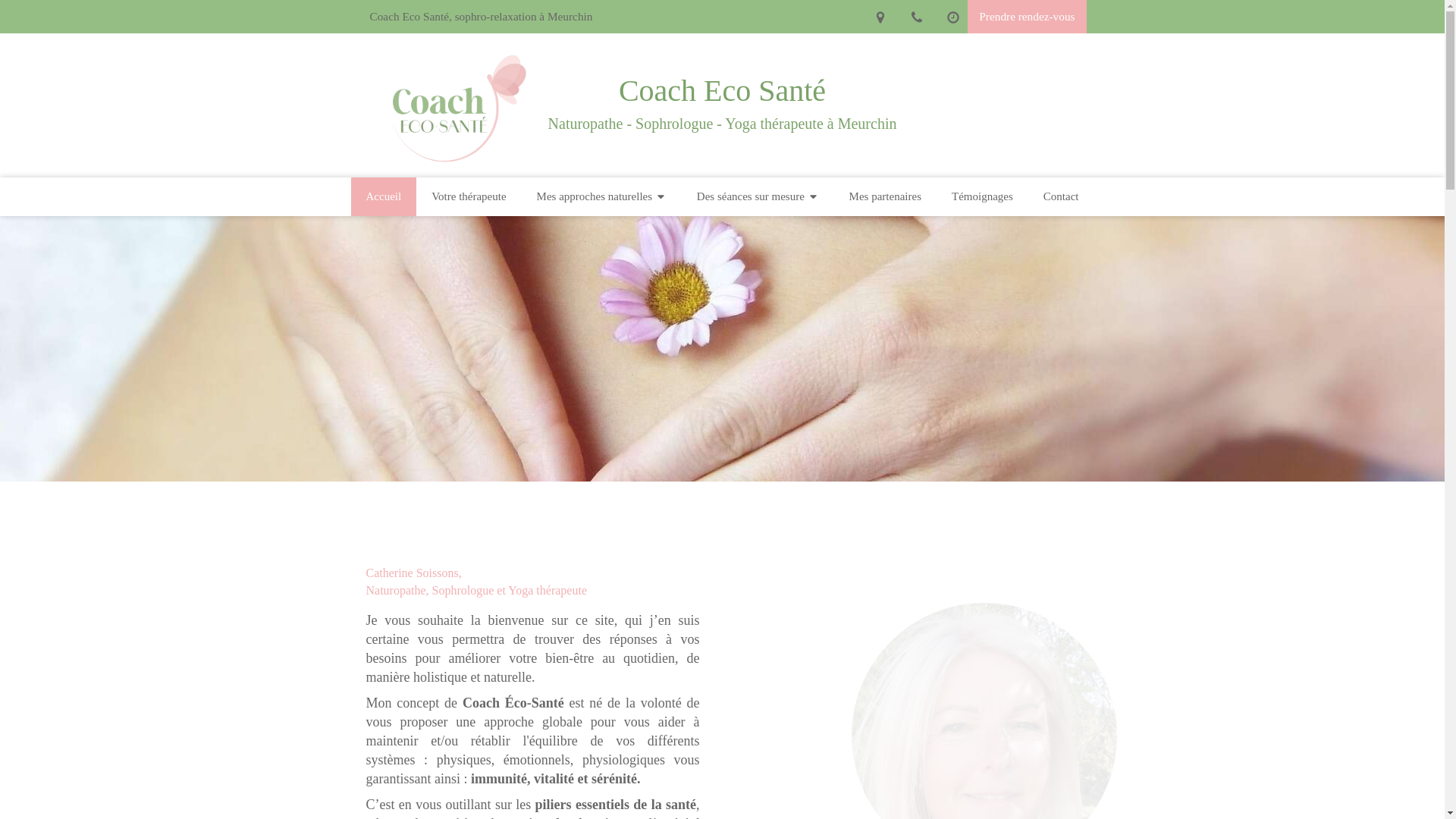 website screenshot of https://catherine-soissons.fr/