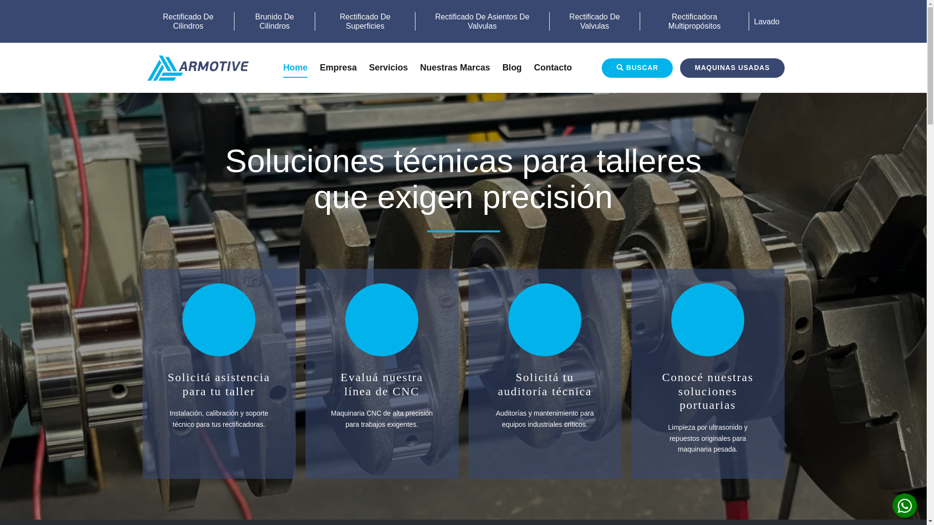 website screenshot of https://armotive.ar/