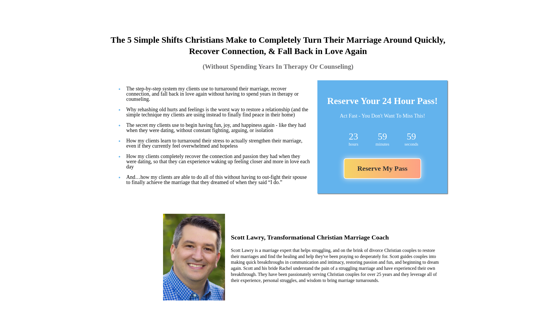 website screenshot of https://www.turnaroundmarriage.live/