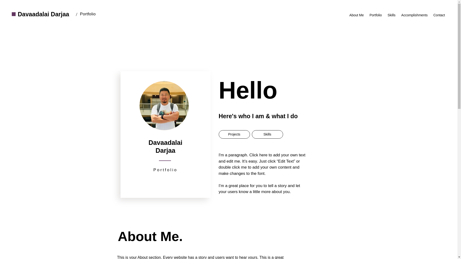 website screenshot of https://daviddarjaa.info/