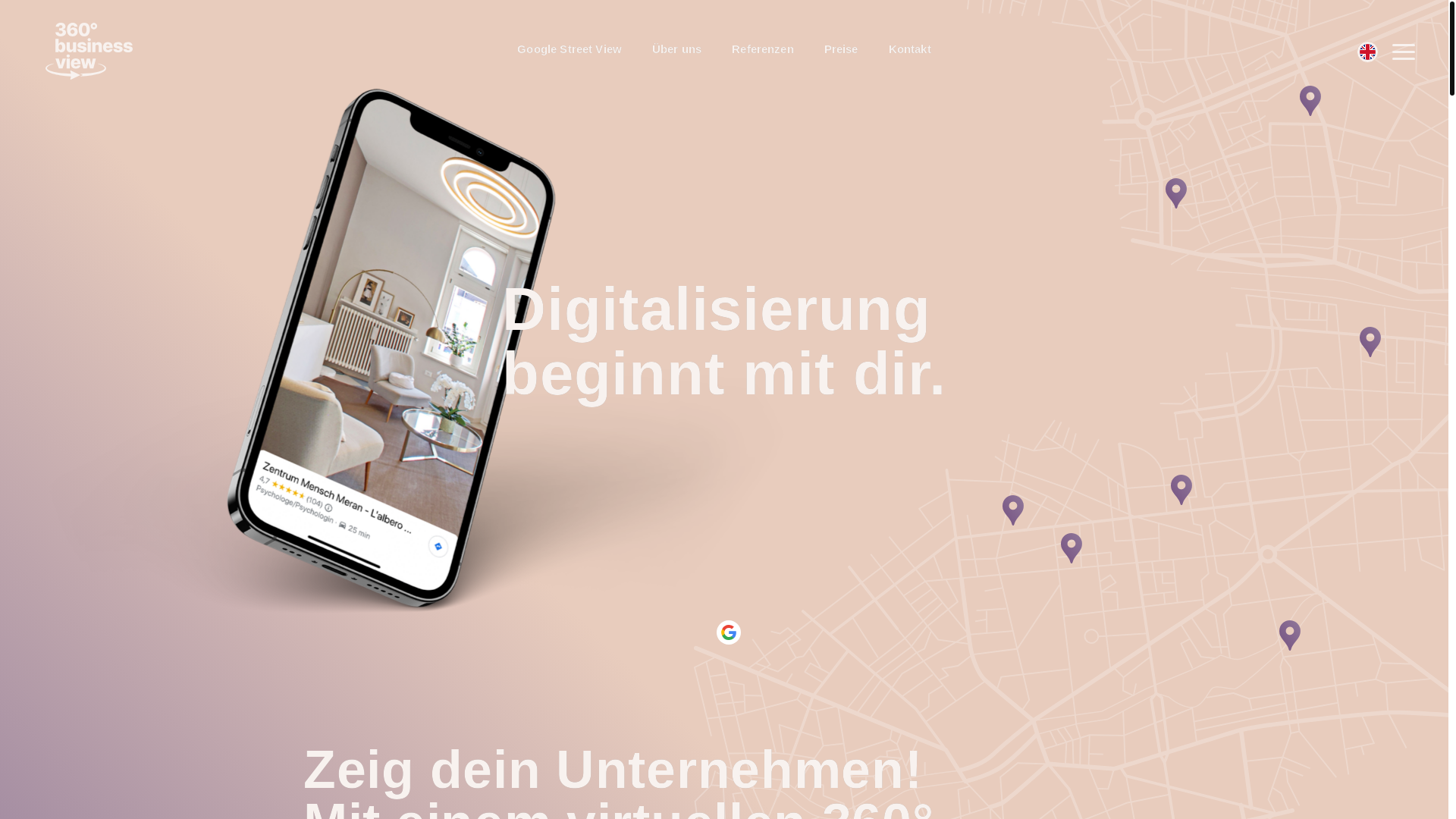 website screenshot of https://try360businessview.com/