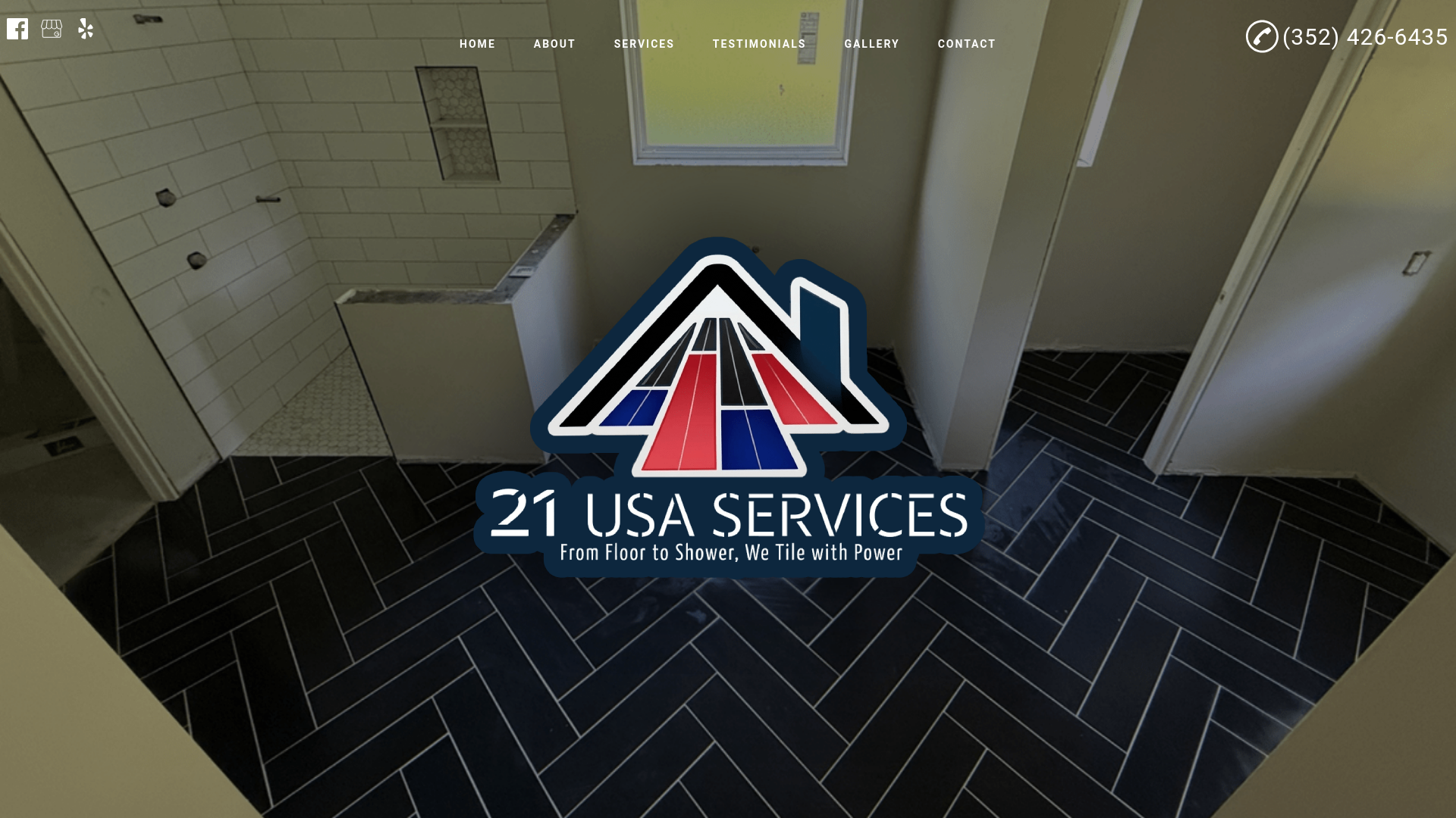 website screenshot of https://21usaservices.com