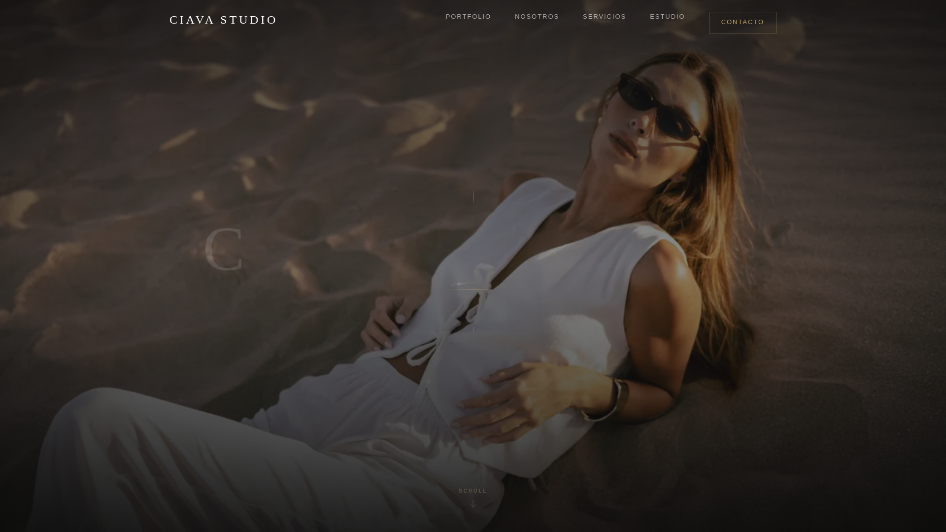 website screenshot of https://ciavastudio.com