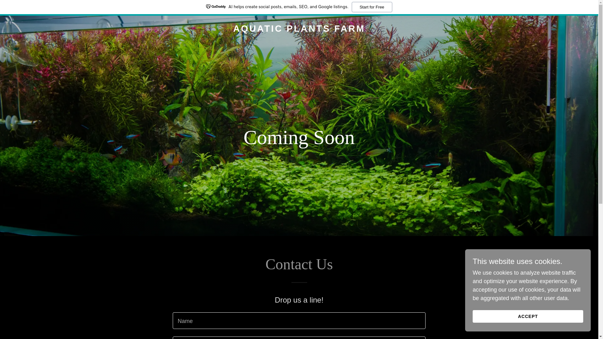 website screenshot of https://aquaticplantsfarm.com/