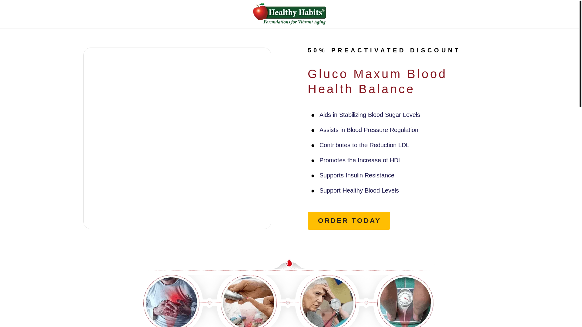 website screenshot of https://glucomaxum-xdealz-store.pages.dev/