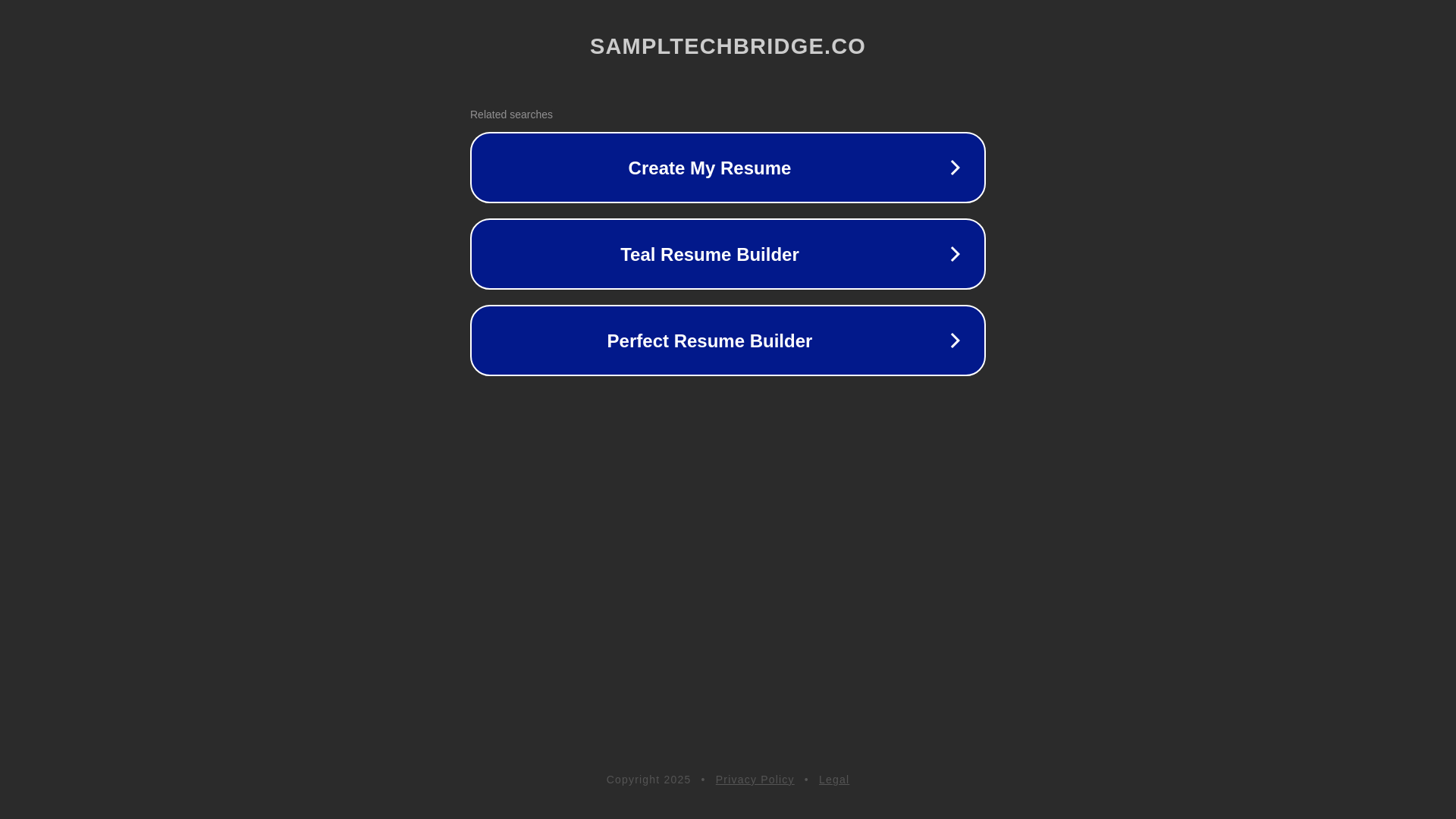 website screenshot of https://sampltechbridge.co/