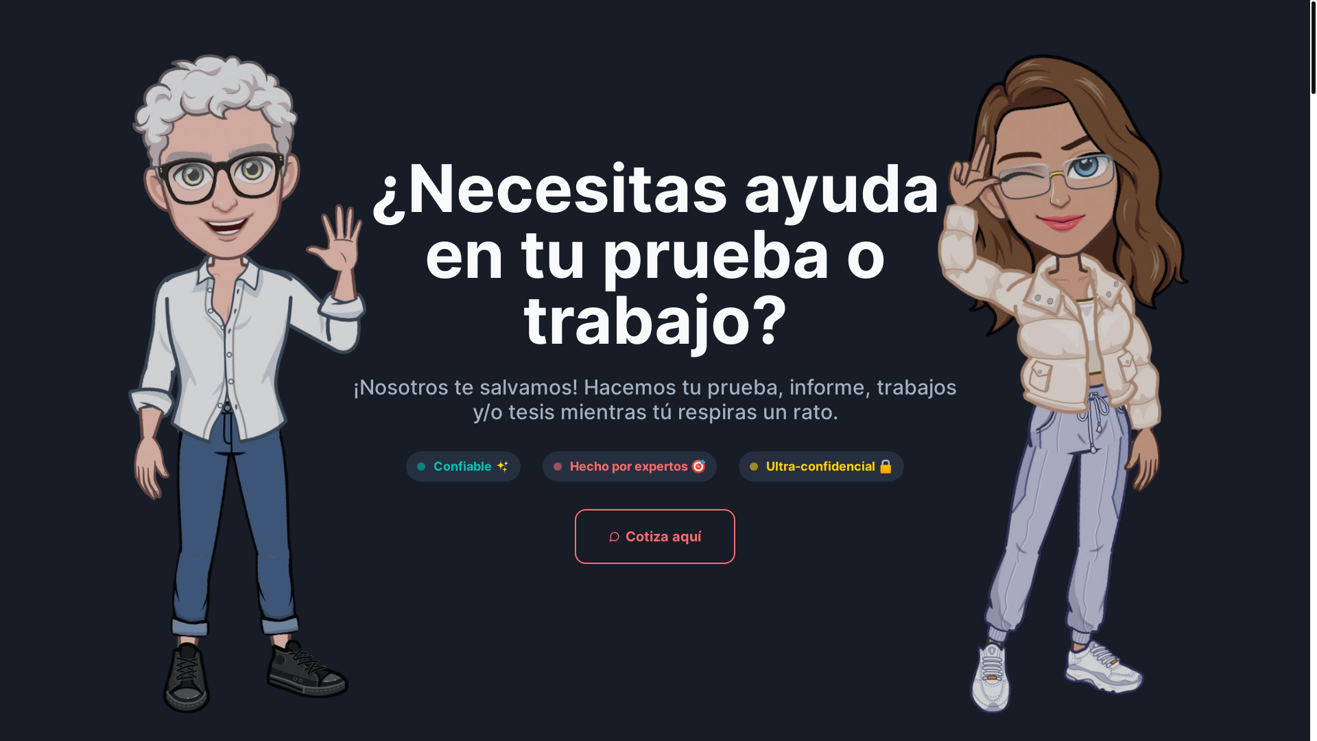 website screenshot of https://apoyoacademico.site/