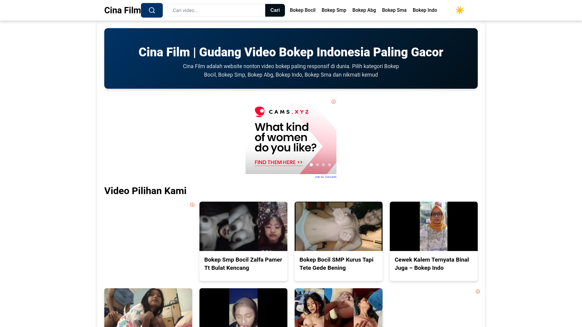 website screenshot of https://cinafilm.pages.dev/