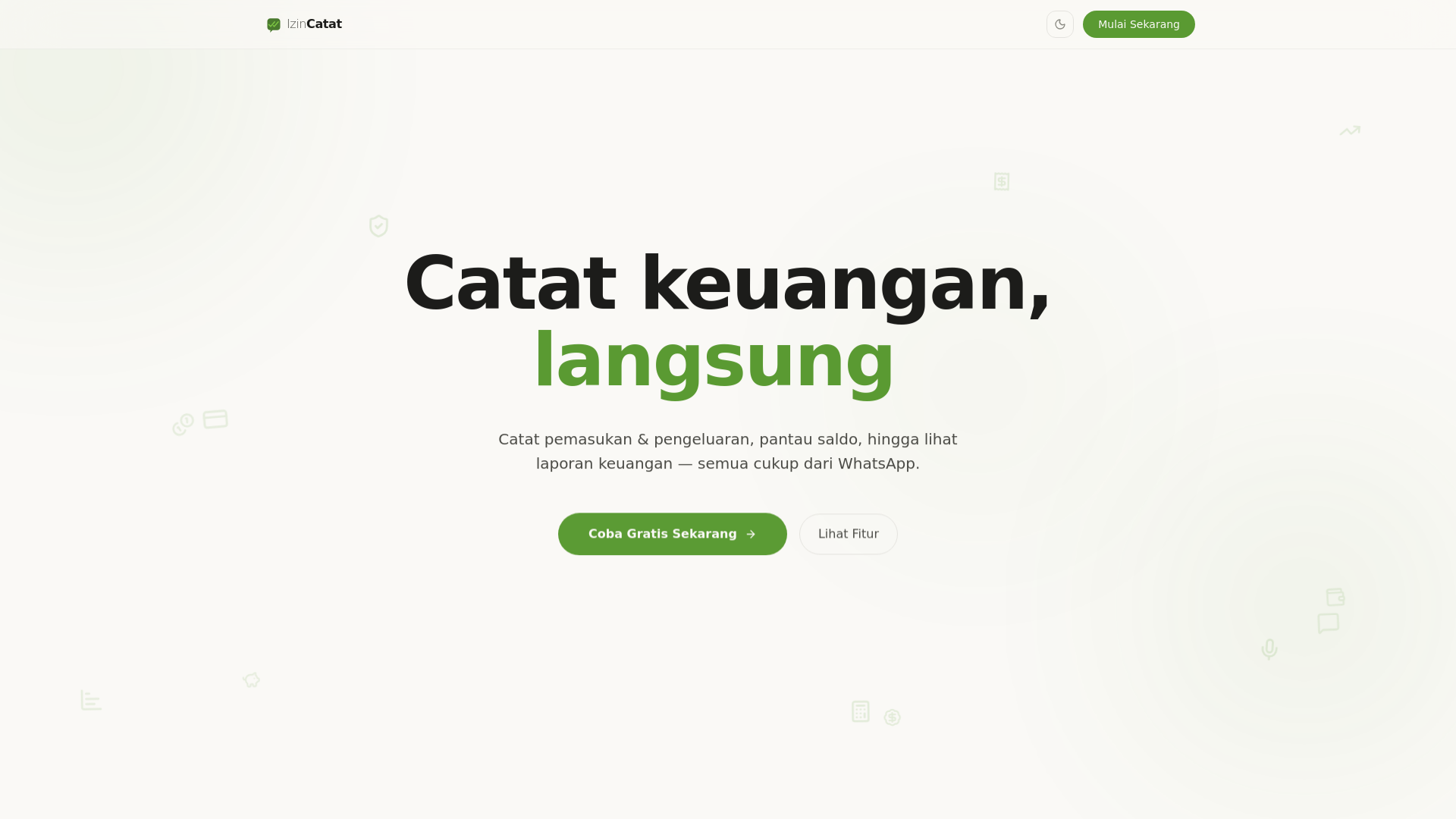 website screenshot of https://izincatat.com