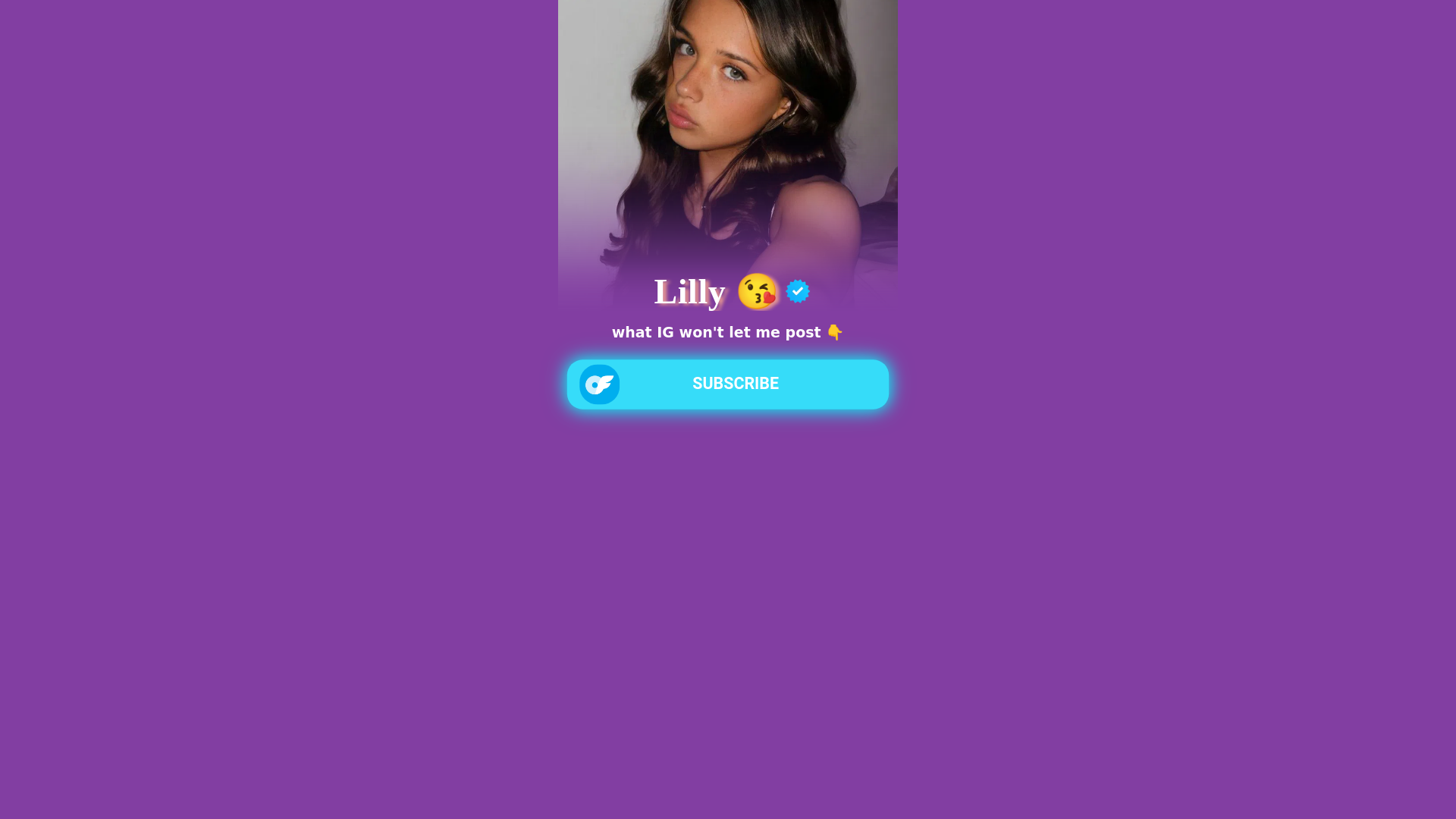 website screenshot of https://lillyray17xx.me/