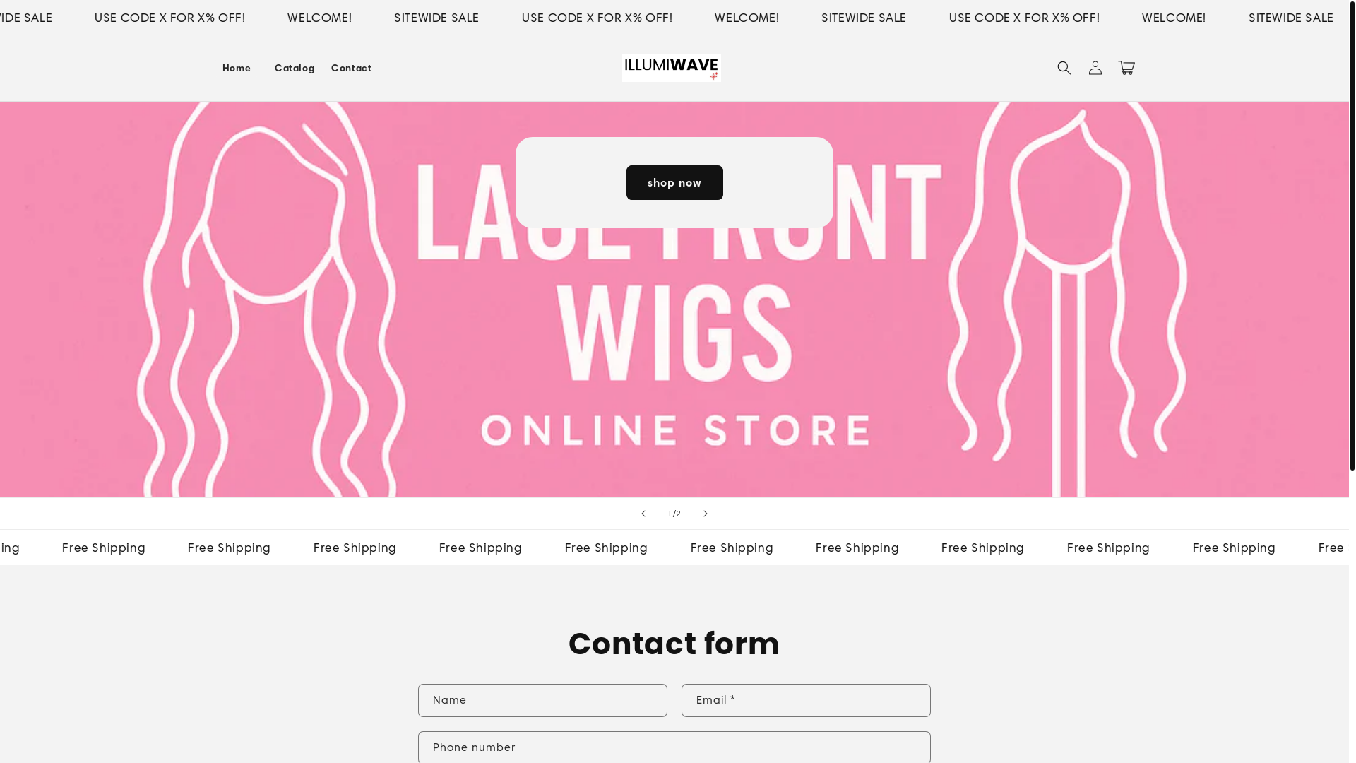 website screenshot of https://lacefrontsprofits.com/