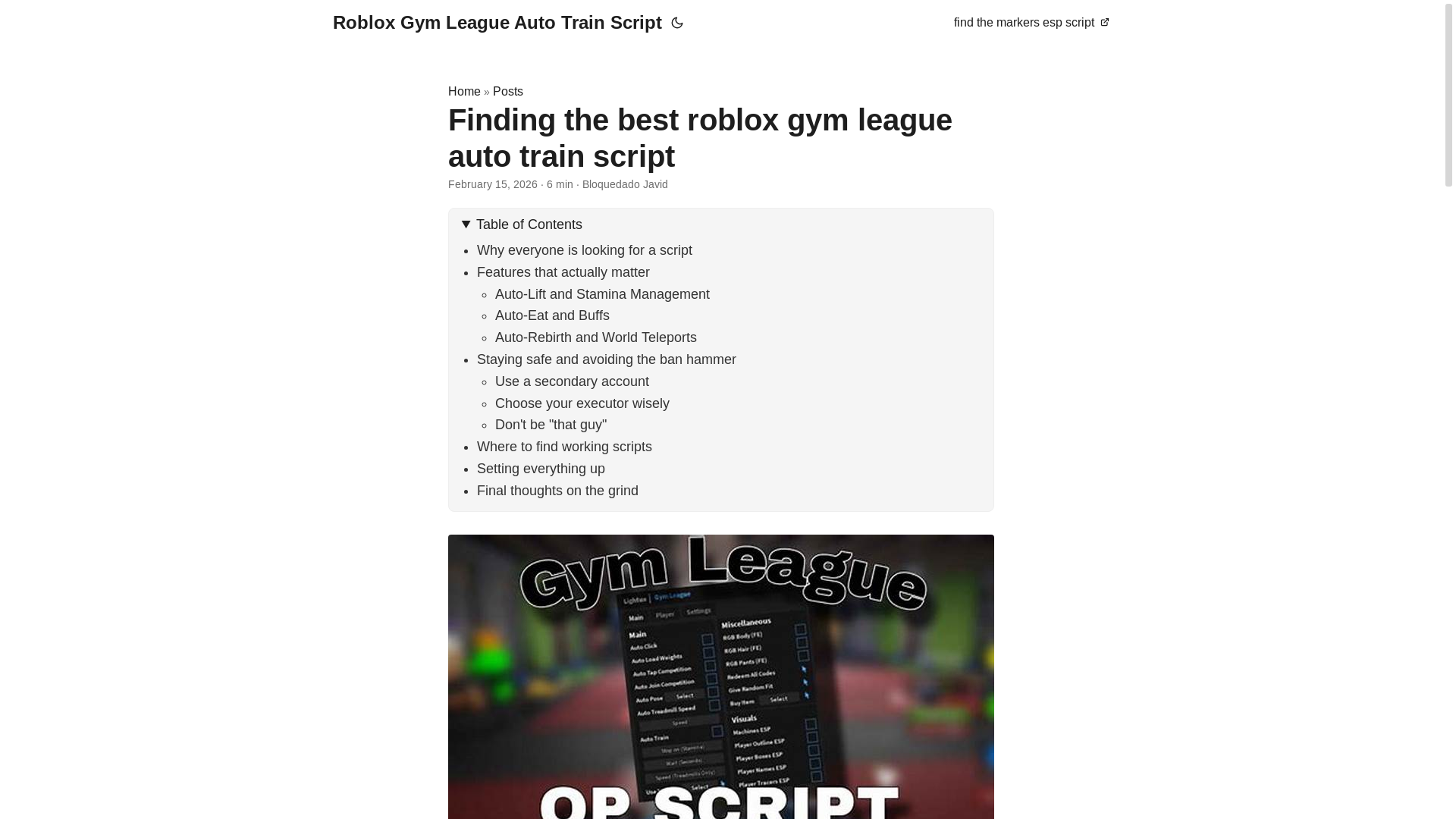 website screenshot of https://roblox-gym-league-auto-train-script.pages.dev/