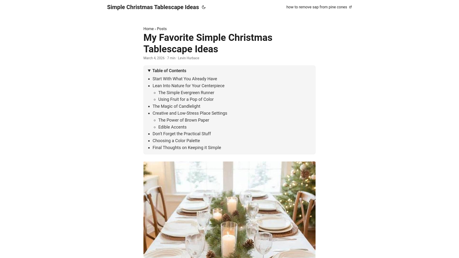 website screenshot of https://simple-christmas-tablescape-ideas.pages.dev/