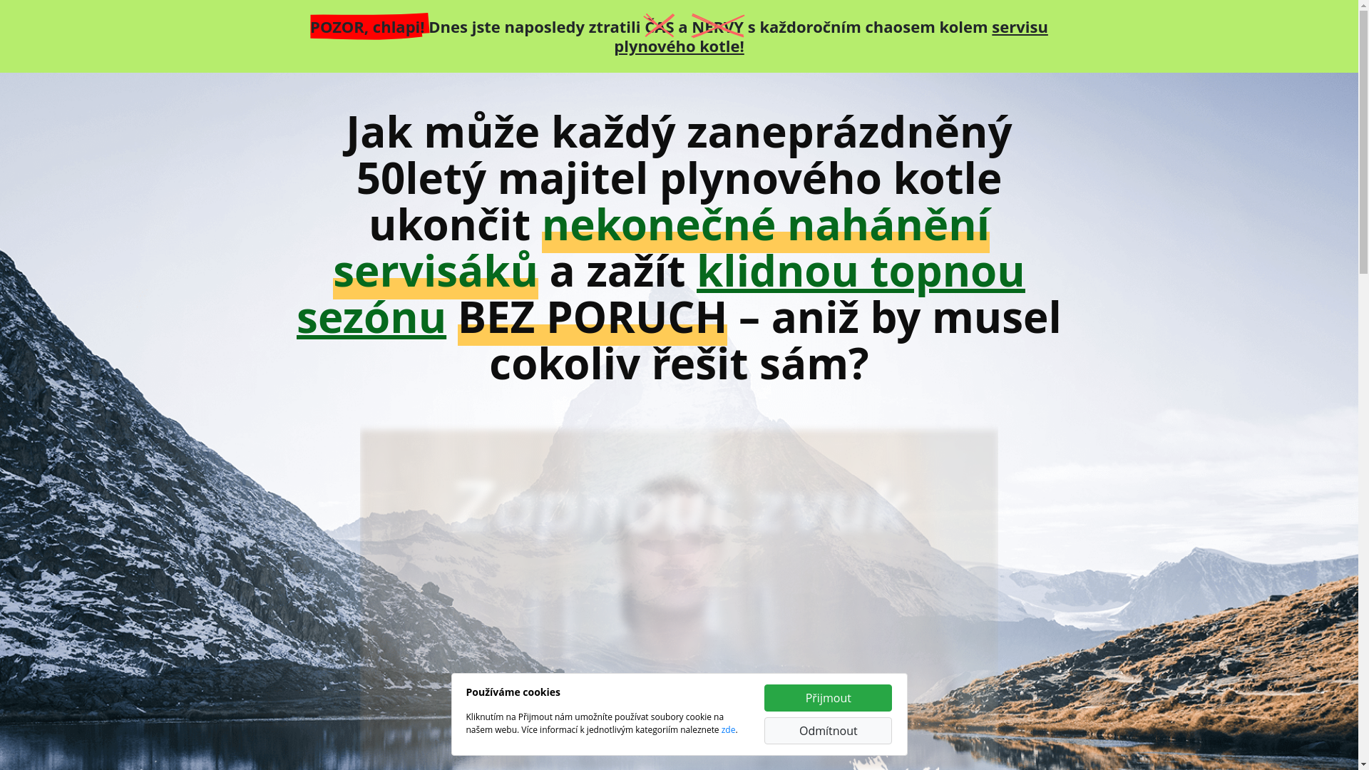 website screenshot of https://plynoservismachala.cz/