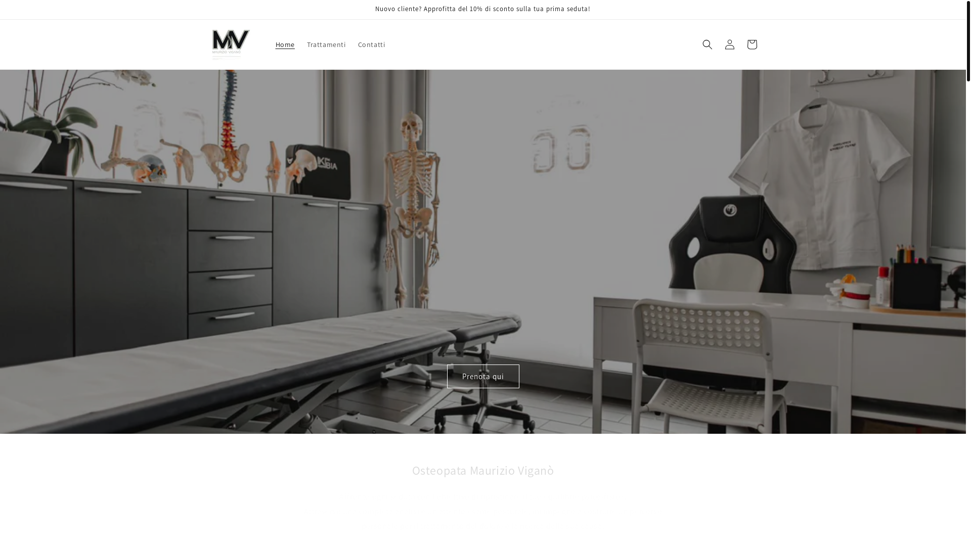 website screenshot of https://osteopatavigano.com/