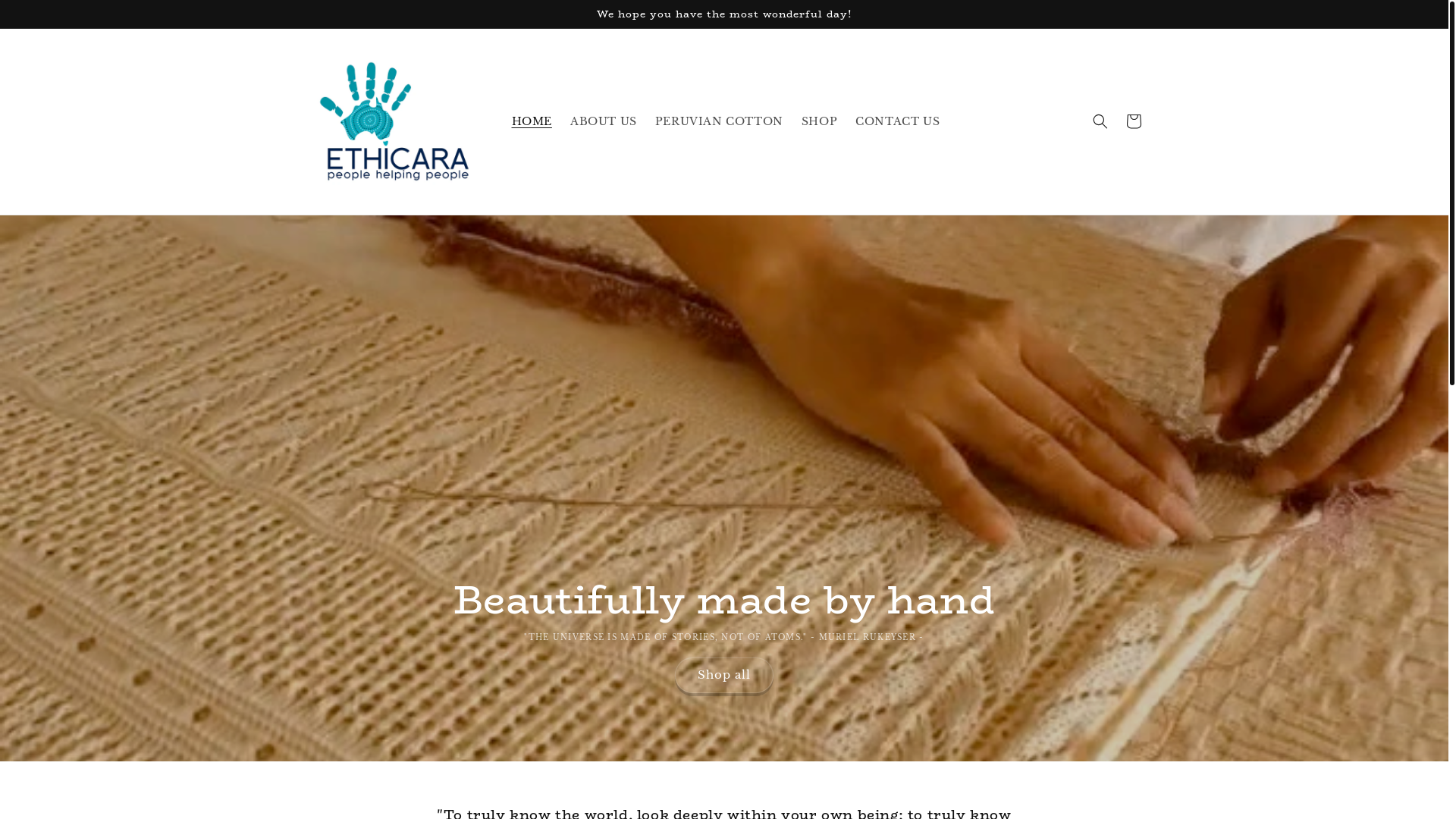 website screenshot of https://ethicara.online/