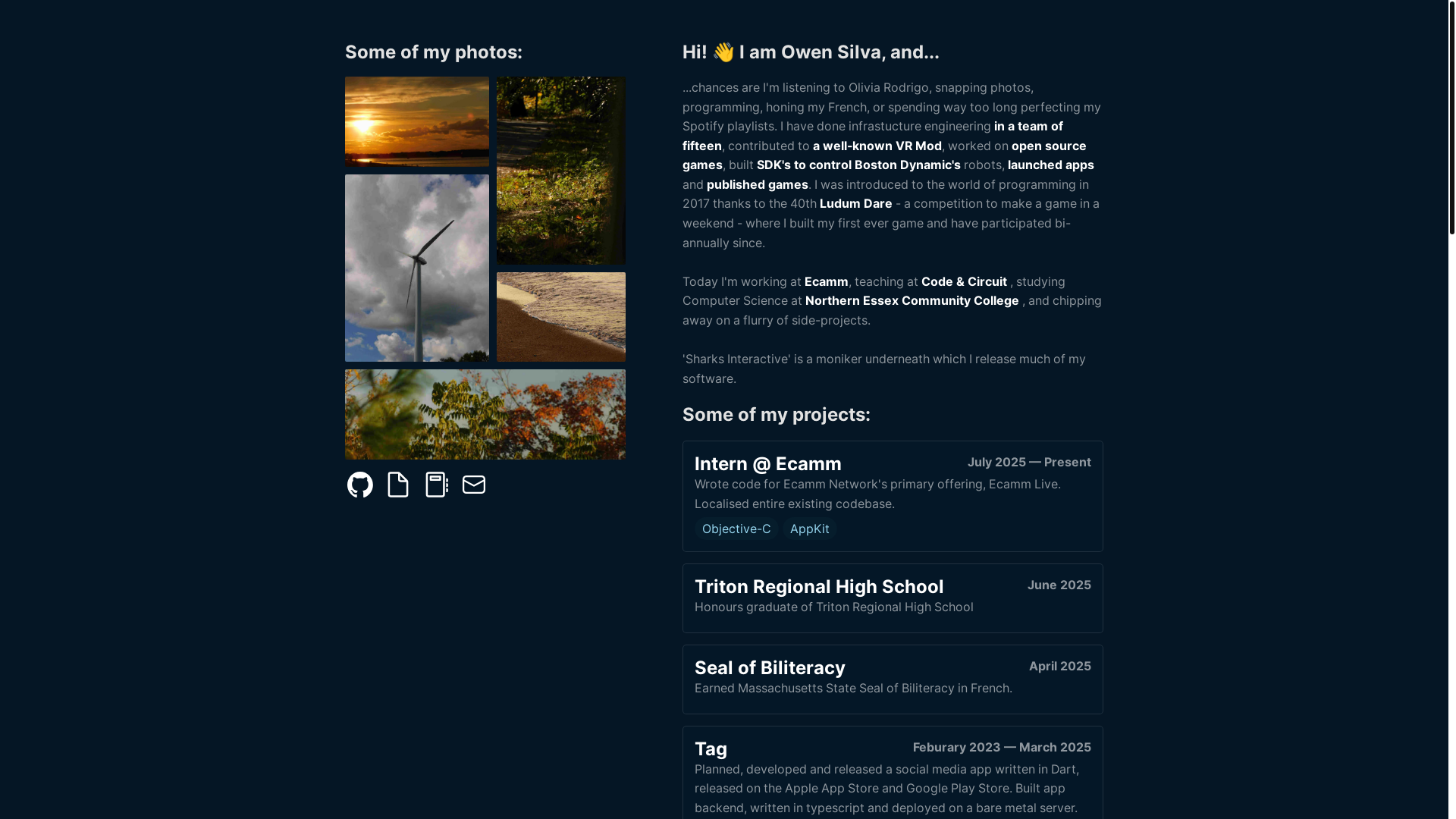 website screenshot of https://sharks-interactive.pages.dev/