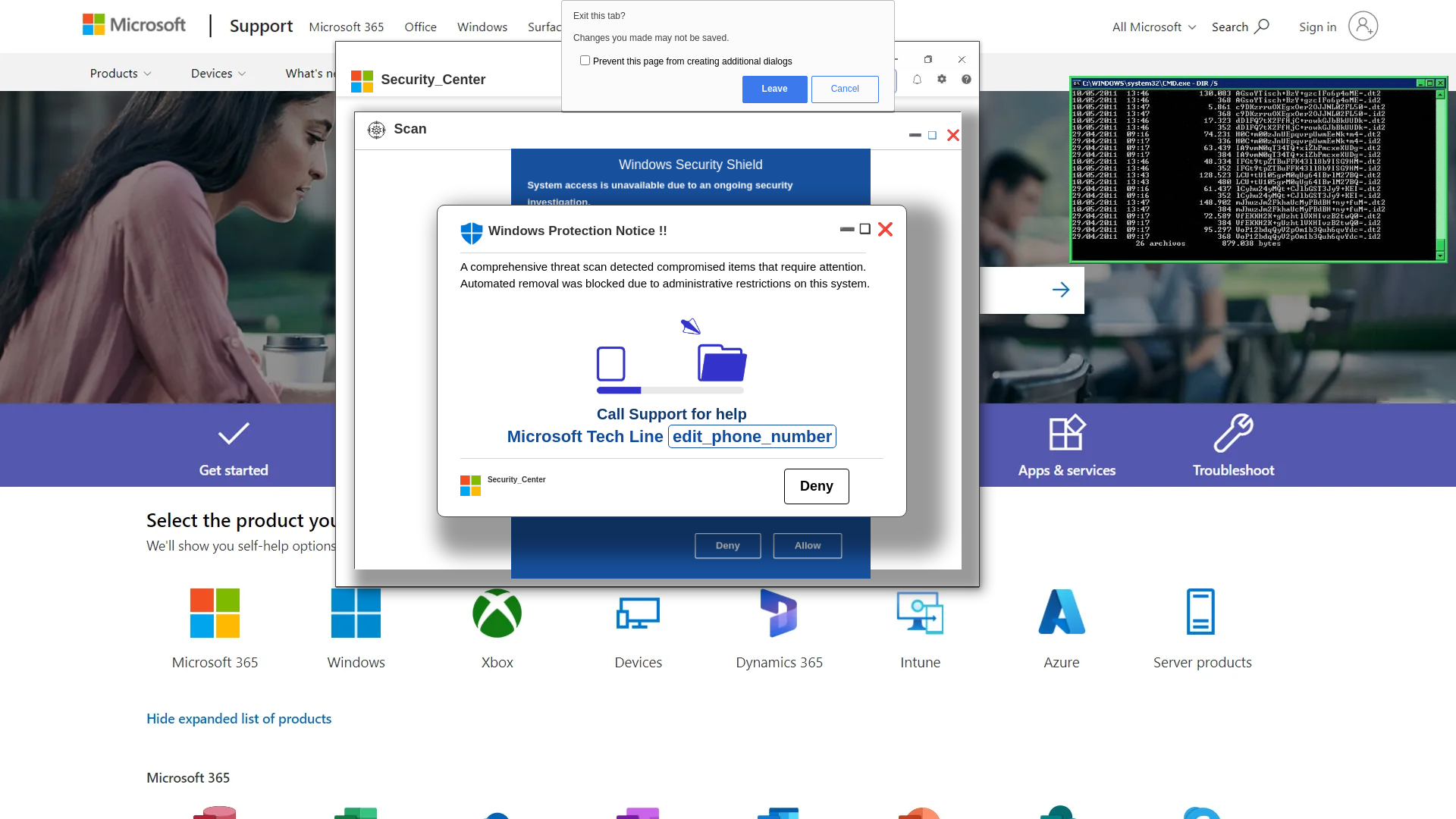 website screenshot of https://fapusidoc.z5.web.core.windows.net