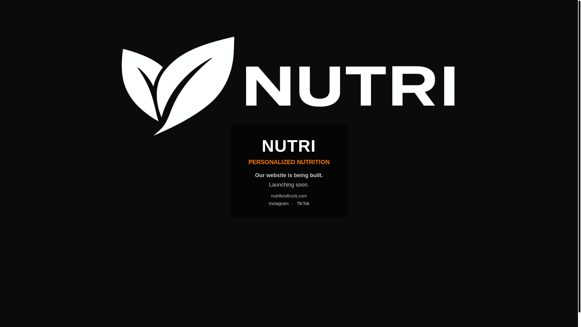website screenshot of https://nutri-placeholder.pages.dev/