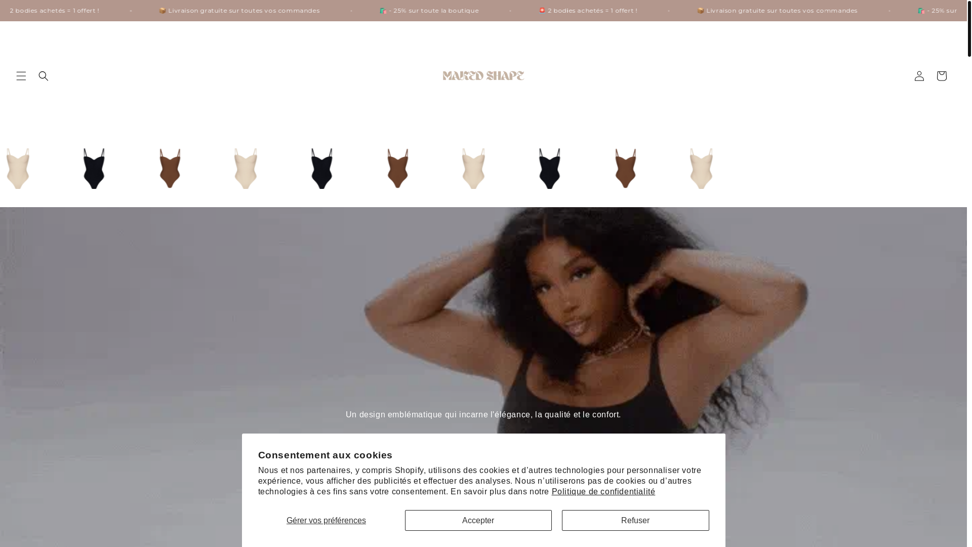 website screenshot of https://makedshape.com/