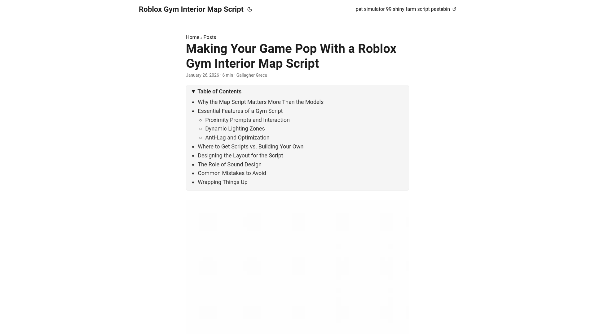website screenshot of https://robloxgyminteriormapscript.pages.dev/