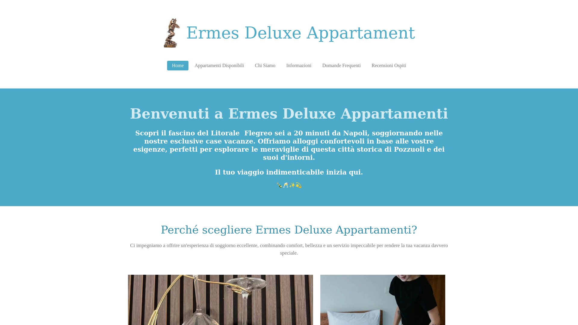 website screenshot of https://ermes-deluxe-appartamenti.eu/