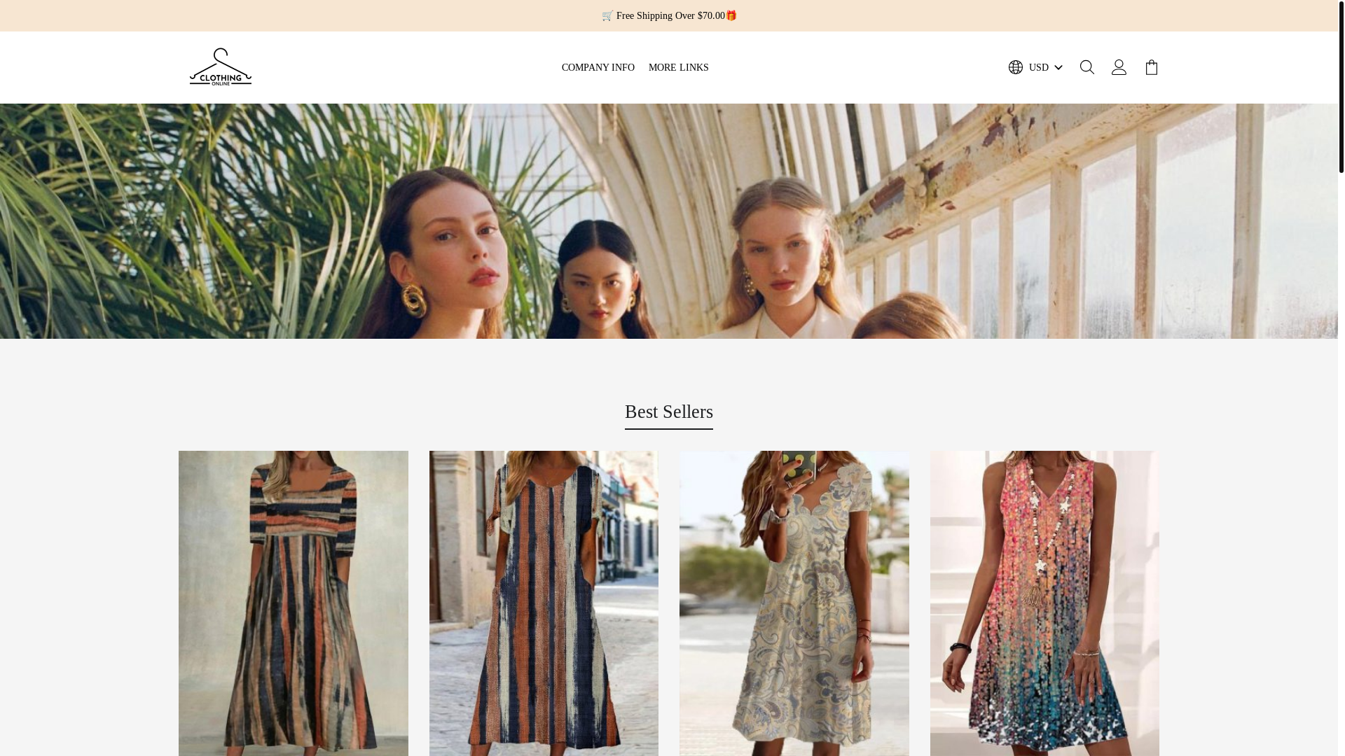 website screenshot of https://ydanube.shop/