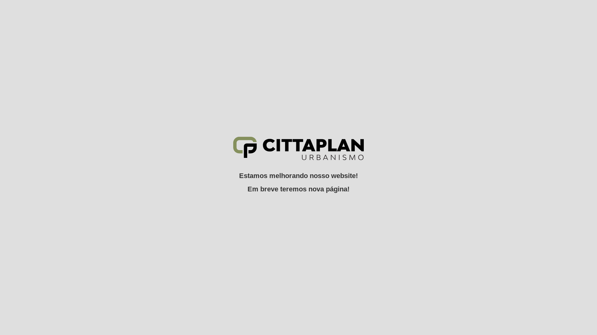 website screenshot of https://cittaplanurbanismo.com.br/