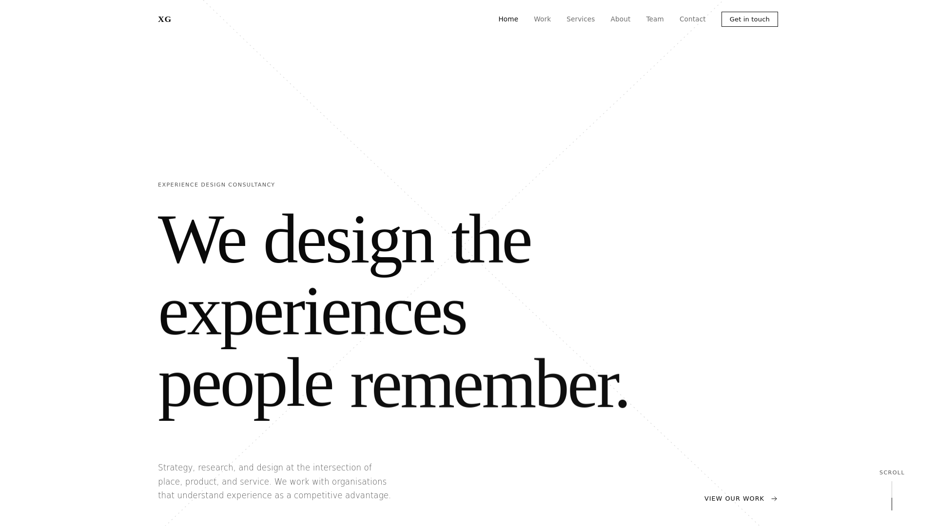 website screenshot of https://xperiencegroup.com.au/