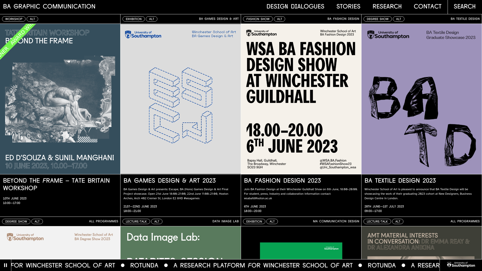 website screenshot of https://wsagraphiccomms.co.uk/