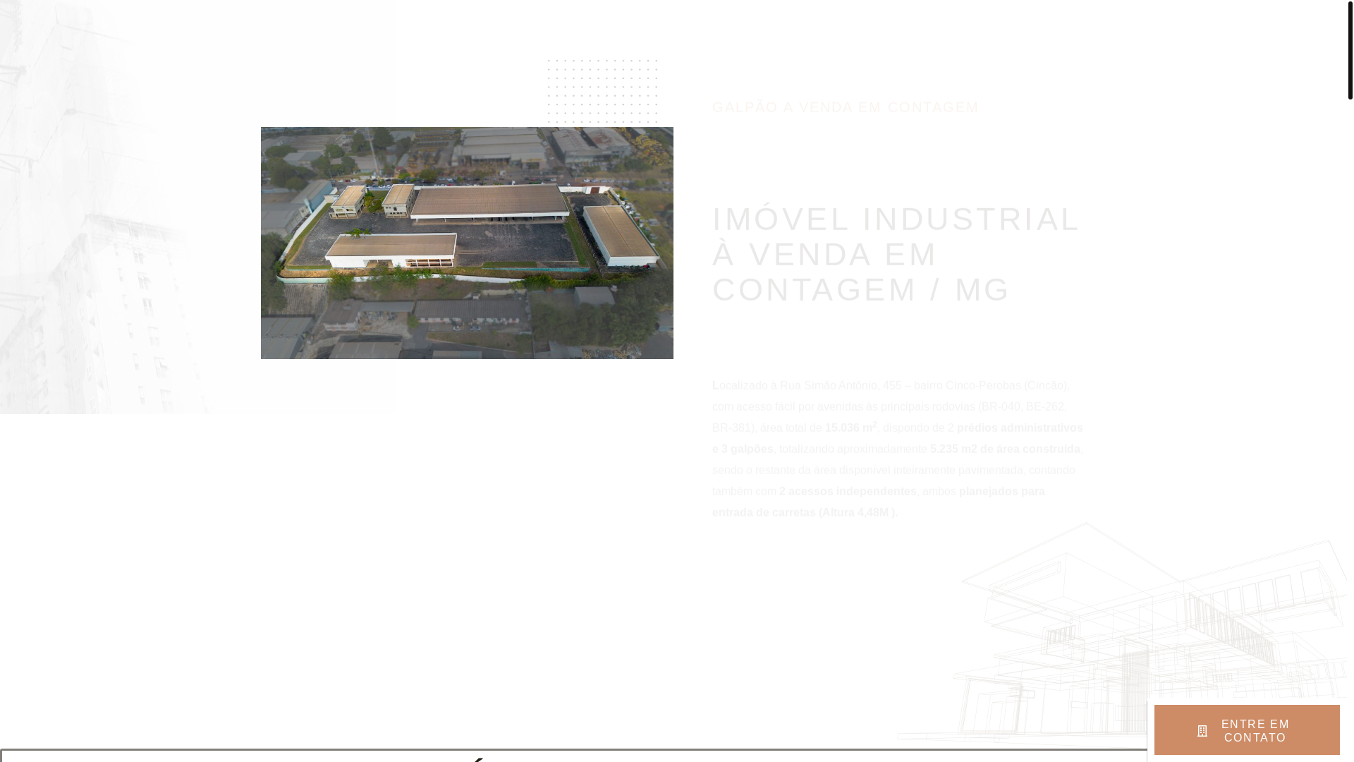 website screenshot of https://areaindustrial-cincao.com.br/