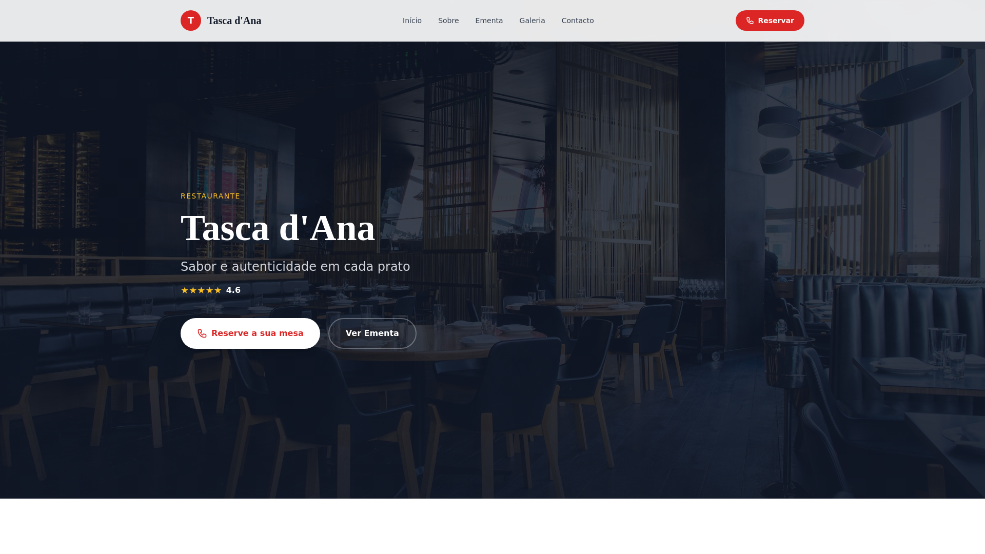 website screenshot of https://demo-tasca-d-ana.pages.dev/