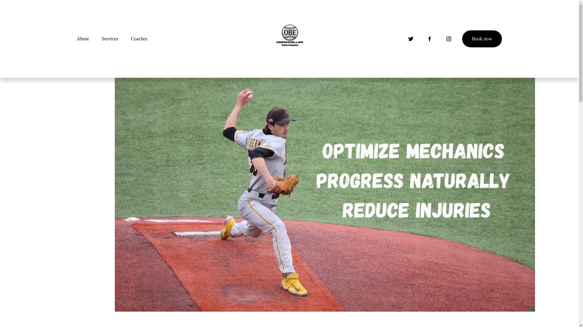 website screenshot of https://obermuellerpitchingdevelopment.com/