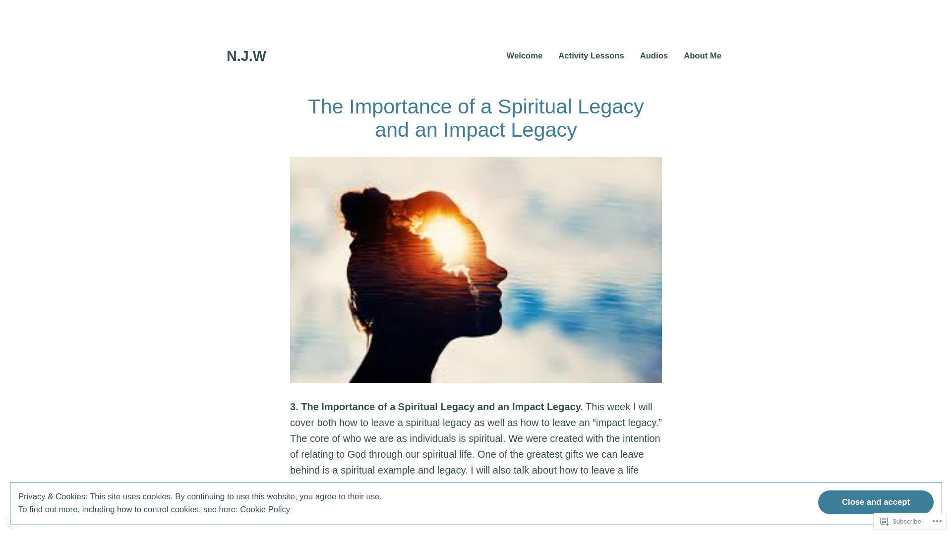 website screenshot of https://njwblog.com/