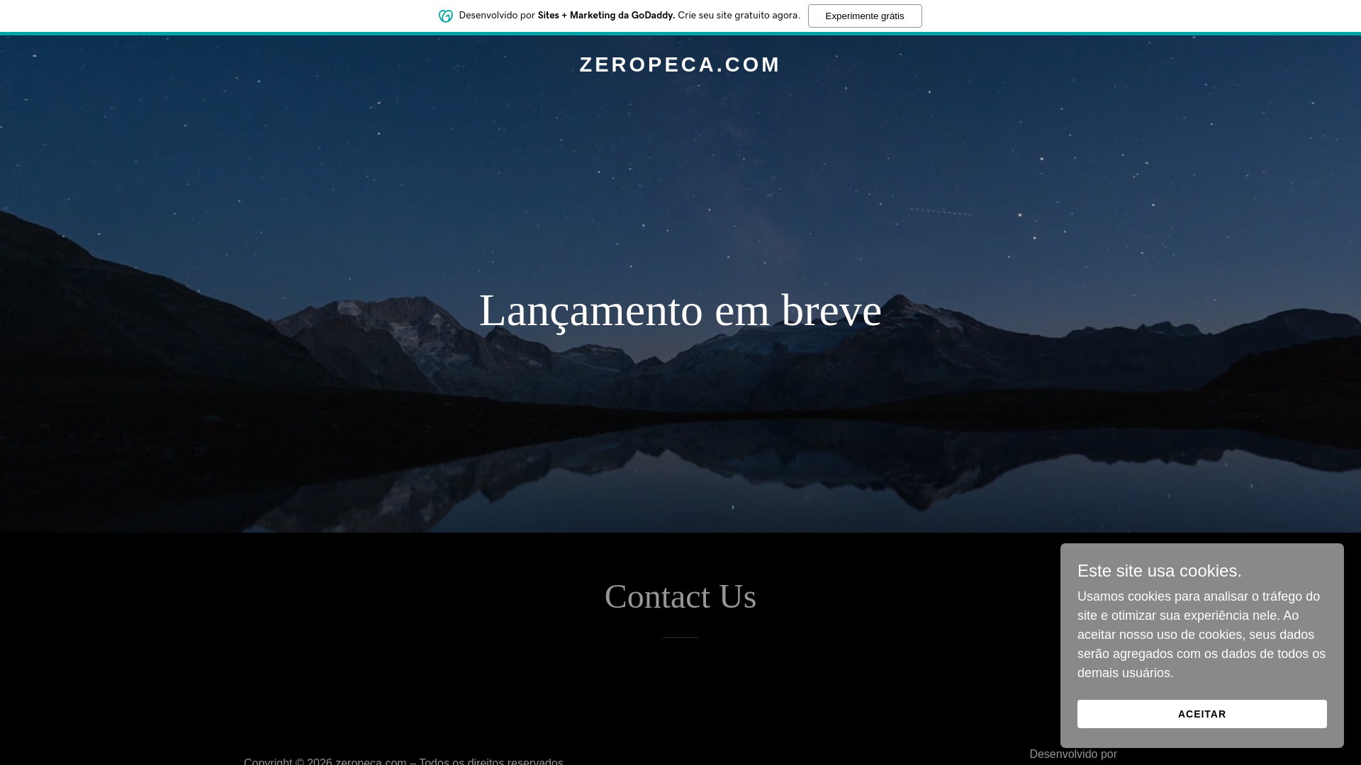 website screenshot of https://zeropeca.com/