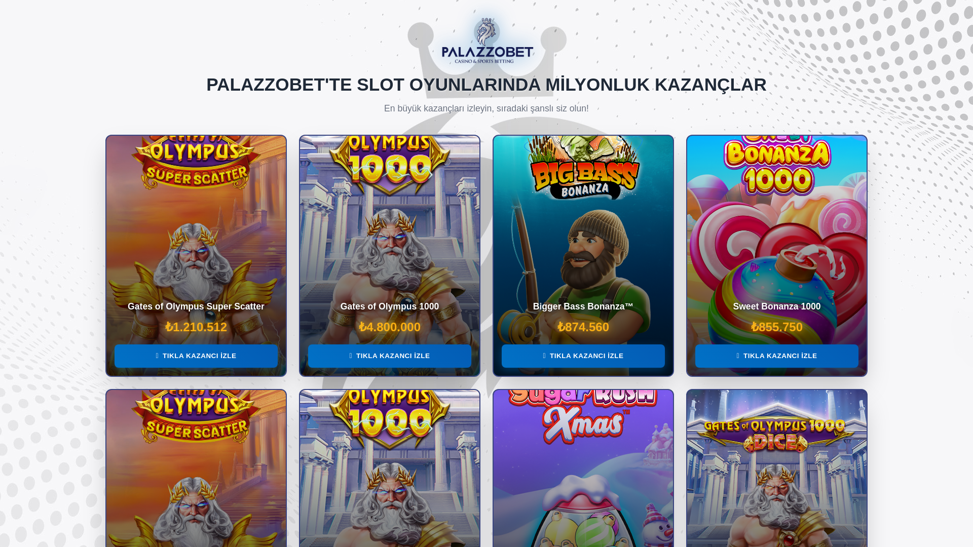 website screenshot of https://palazzorekorlar.com/
