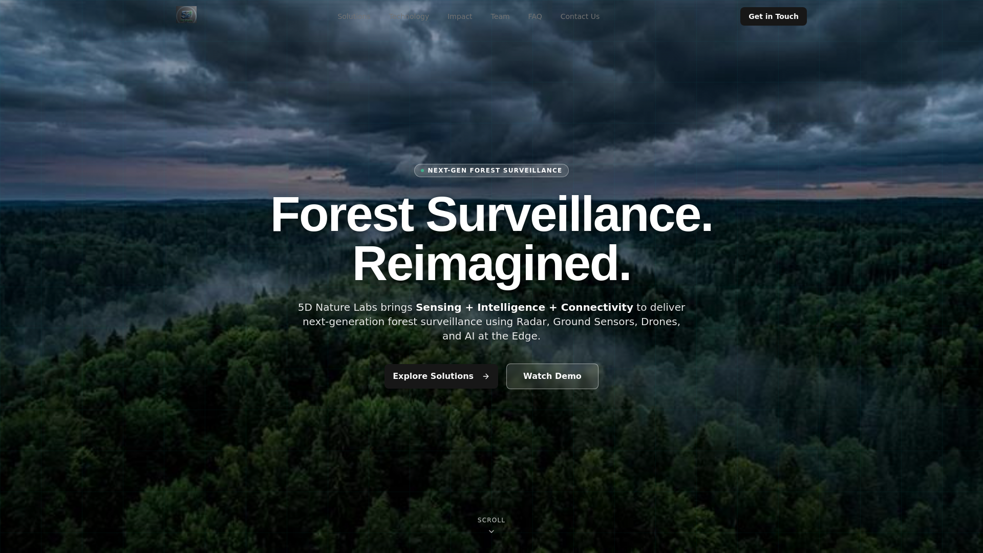 website screenshot of https://5dnaturelabs.com/