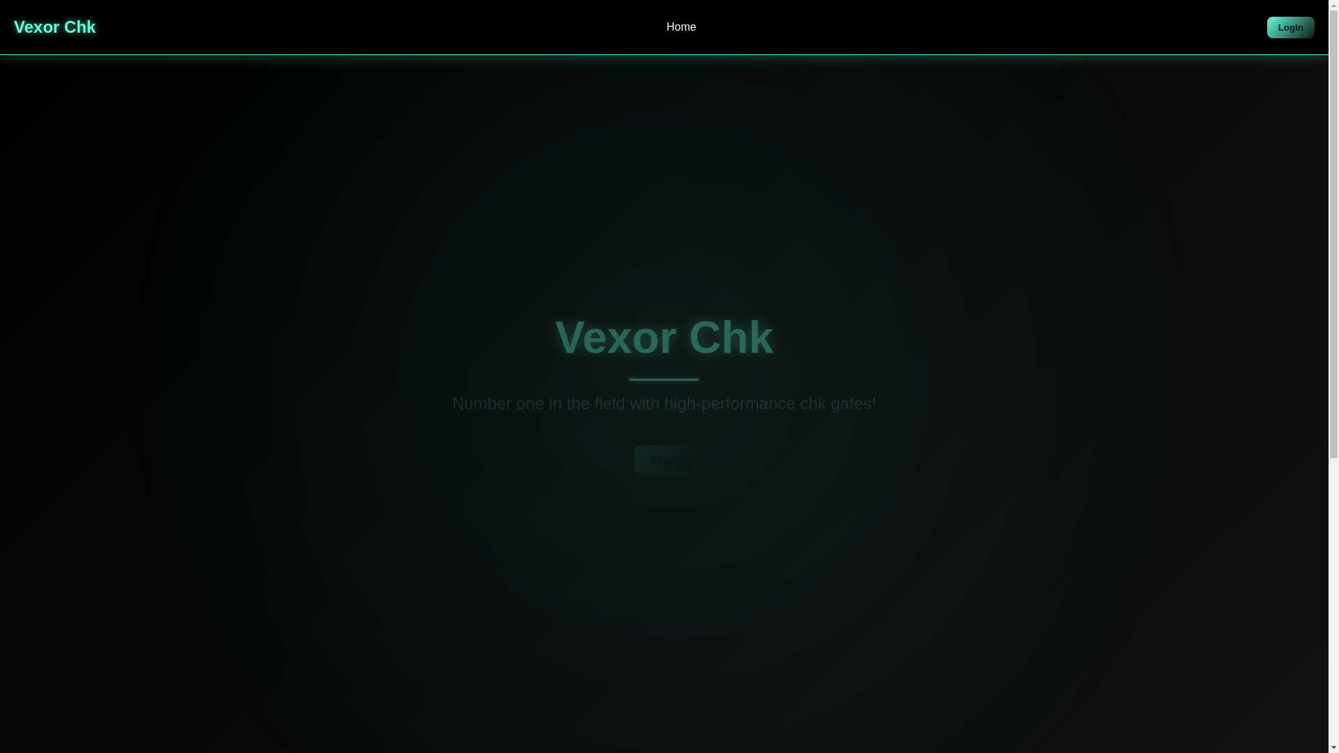 website screenshot of https://vexorchk.com/