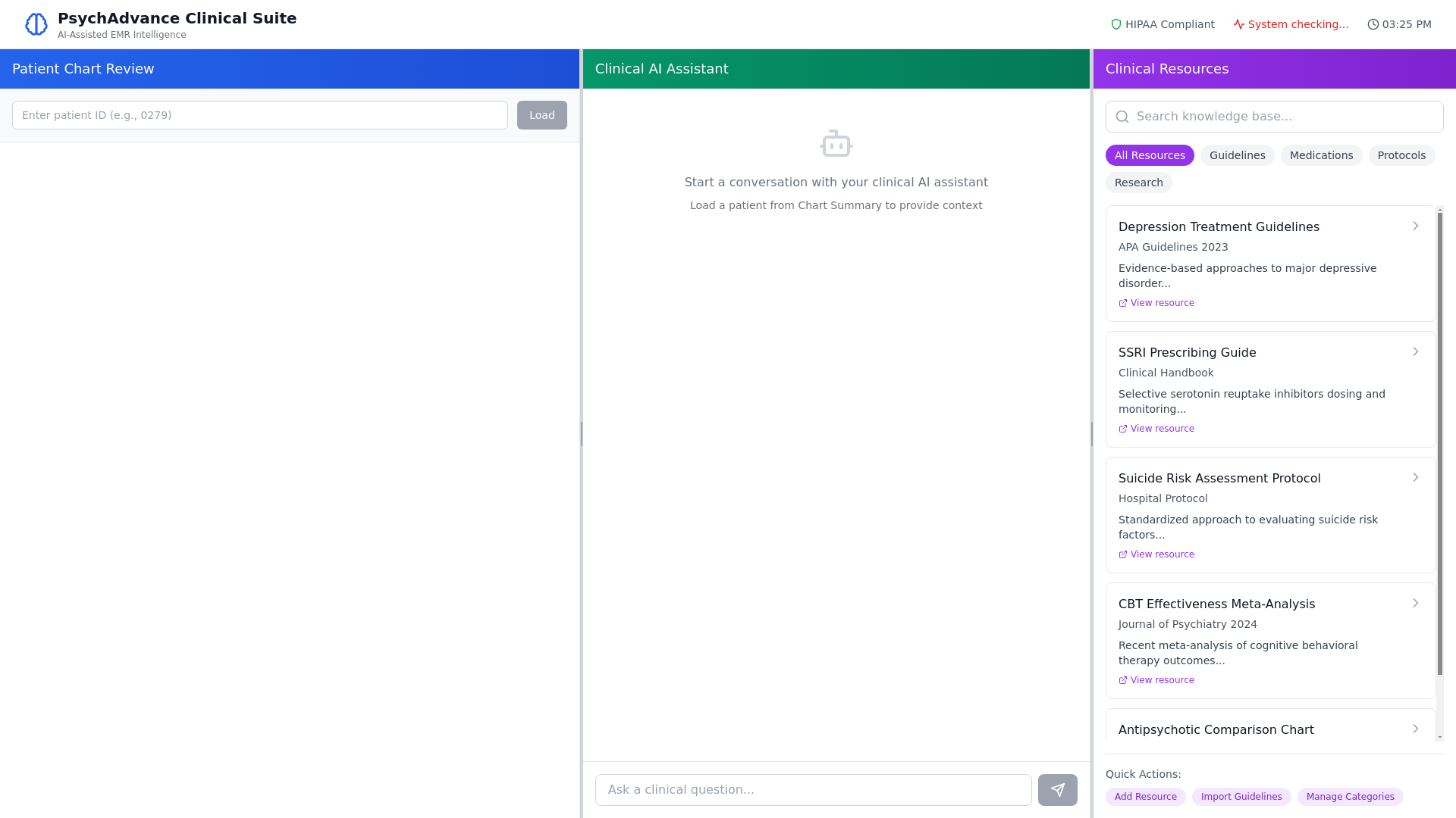 website screenshot of https://psychadvance-frontend.pages.dev/