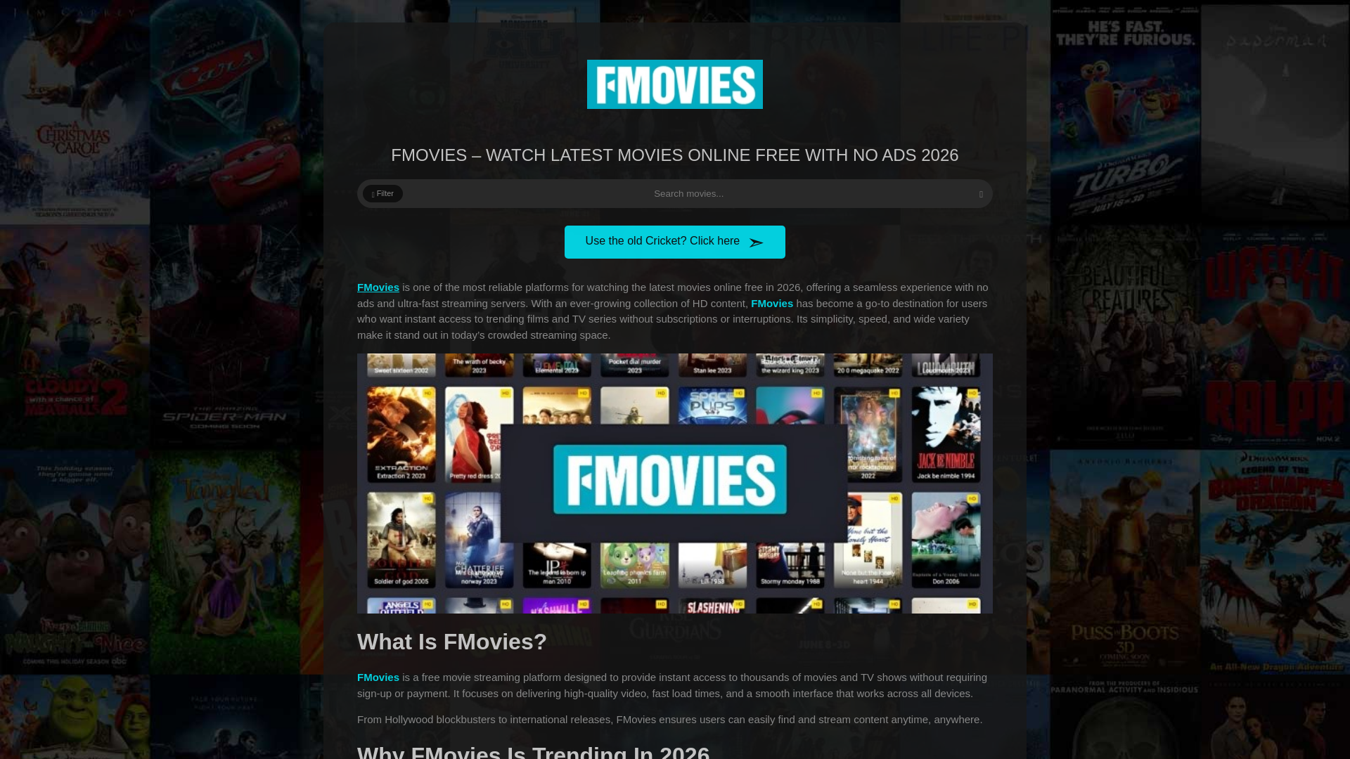 website screenshot of https://fmoviesplay.my